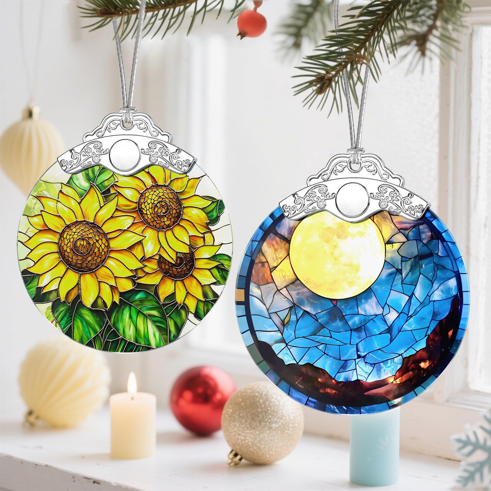 Christmas Ornaments, Christmas Tree Decorations, Keepsake Ornaments, Holiday Decor, Holiday & Xmas Gifts. Gifts for Plant Lovers & Nature Lovers - Nature Goddess-Theme