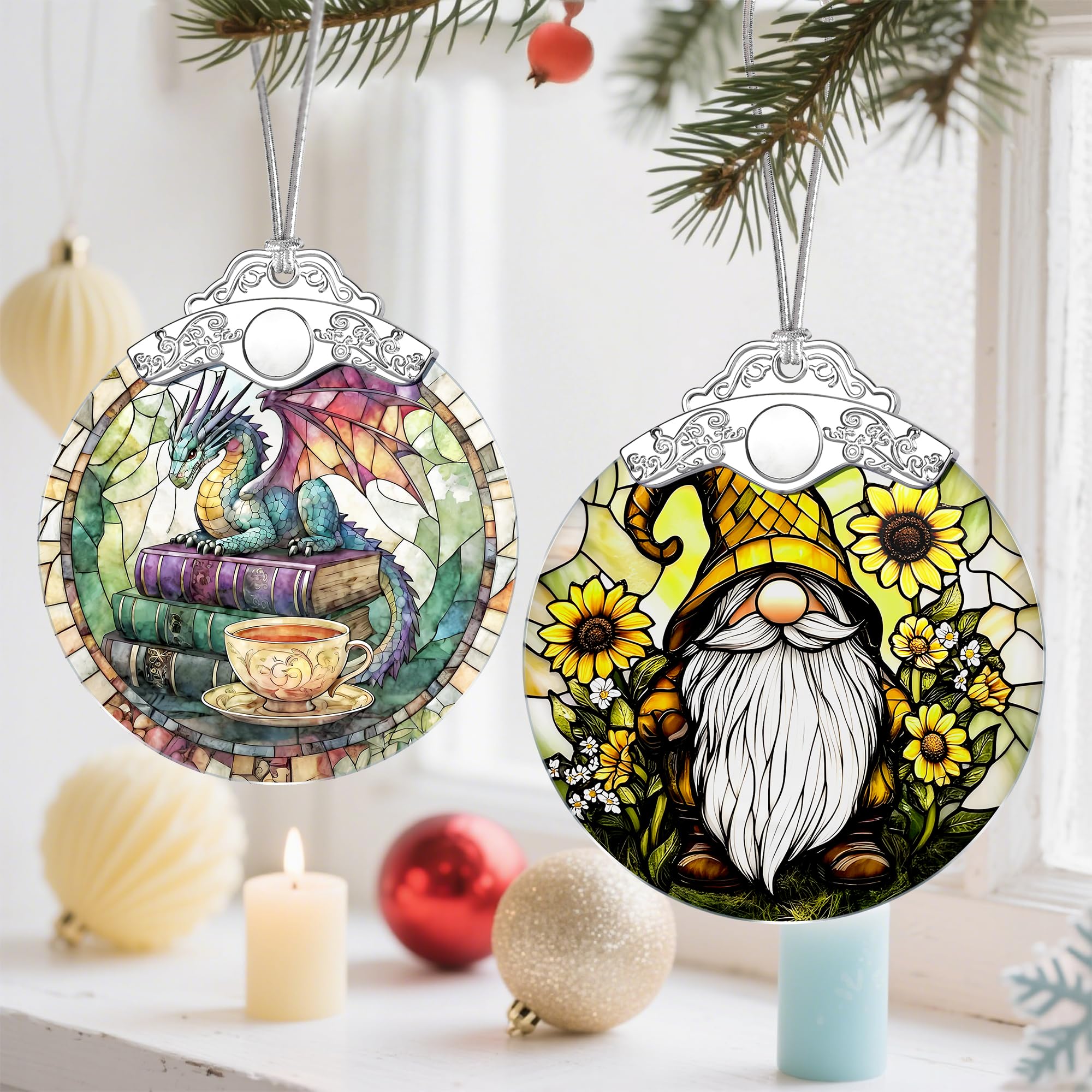 Christmas Ornaments, Christmas Tree Decorations, Keepsake Ornaments, Holiday Decor, Holiday & Xmas Gifts. Gifts for Plant Lovers & Nature Lovers - Nature Goddess-Theme