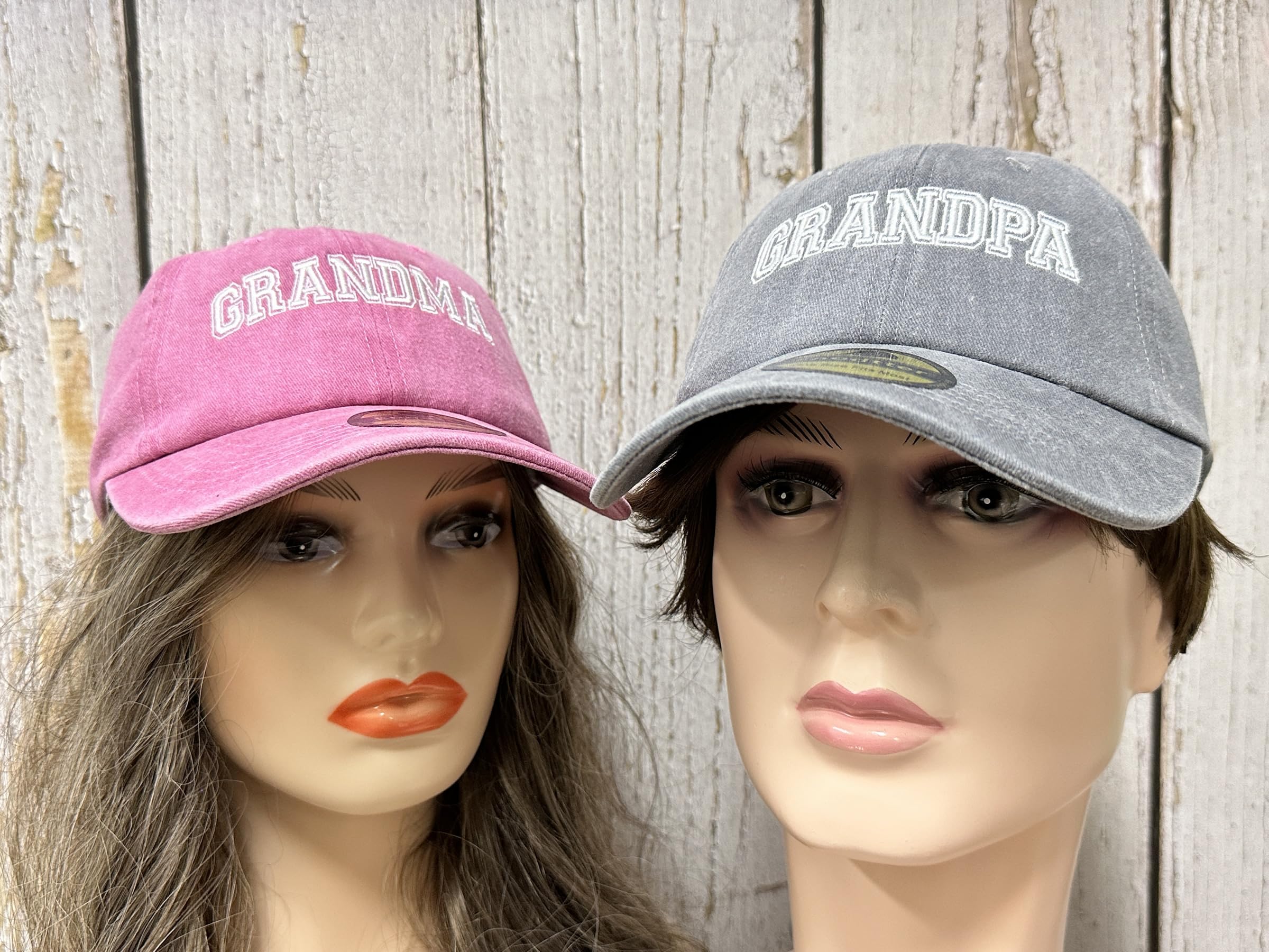 Embroidered Hats for Uncle Auntie Grandpa Grandma Mama Mini