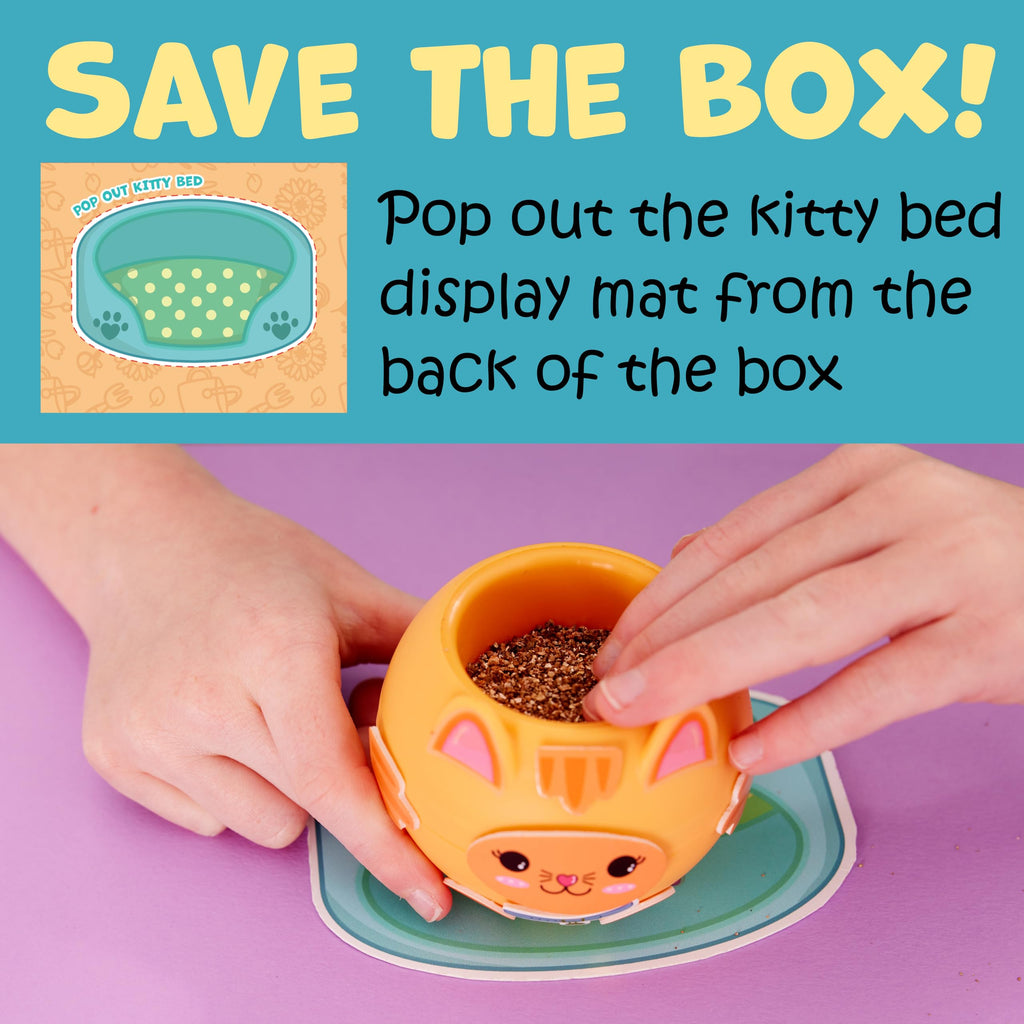 Creativity for Kids Plant-A-Pet: Kitty - Arts and Crafts for Kids, Mini Gifts for Girls and Screen Free Summer Fun for Kids, Chia Seed Plant Pet (Ages 6+)
