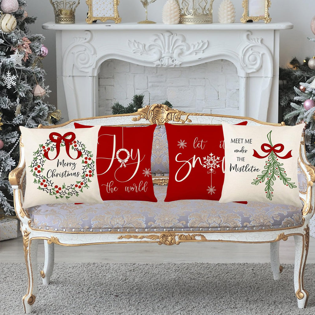 ONFAON Grandpa Gifts,Grandpa's Spot Throw Pillow Covers 18x18 Inch,Put Phone Glasses and Remote Control Pillowcase,Birthday Christmas Thanksgiving Day Gifts for Grandpa Stepdad,3-Pocket