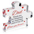 Engraved Acrylic Block Puzzle - Sentimental Gift for Her - Valentine's Day & Fiance Birthday Gift
