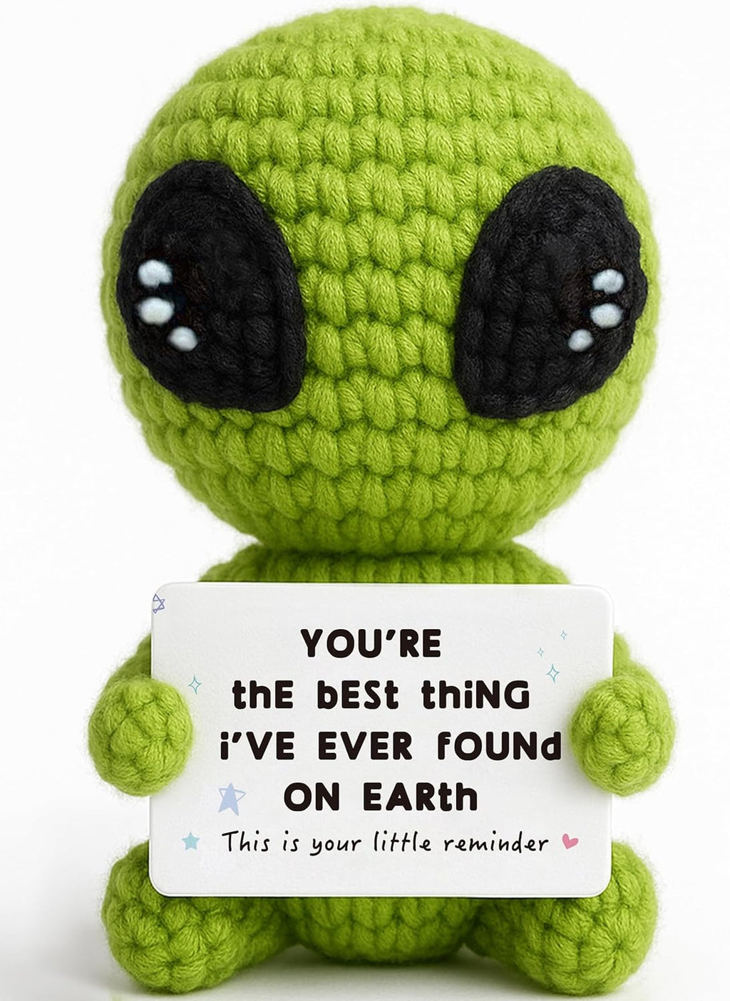Gifts for Him Her Boyfriend Girlfriend Crochet Alien Valentine's Day Anniversary Birthday Funny Romantic Gift for My Love Men Women Wife Husband Fathers day