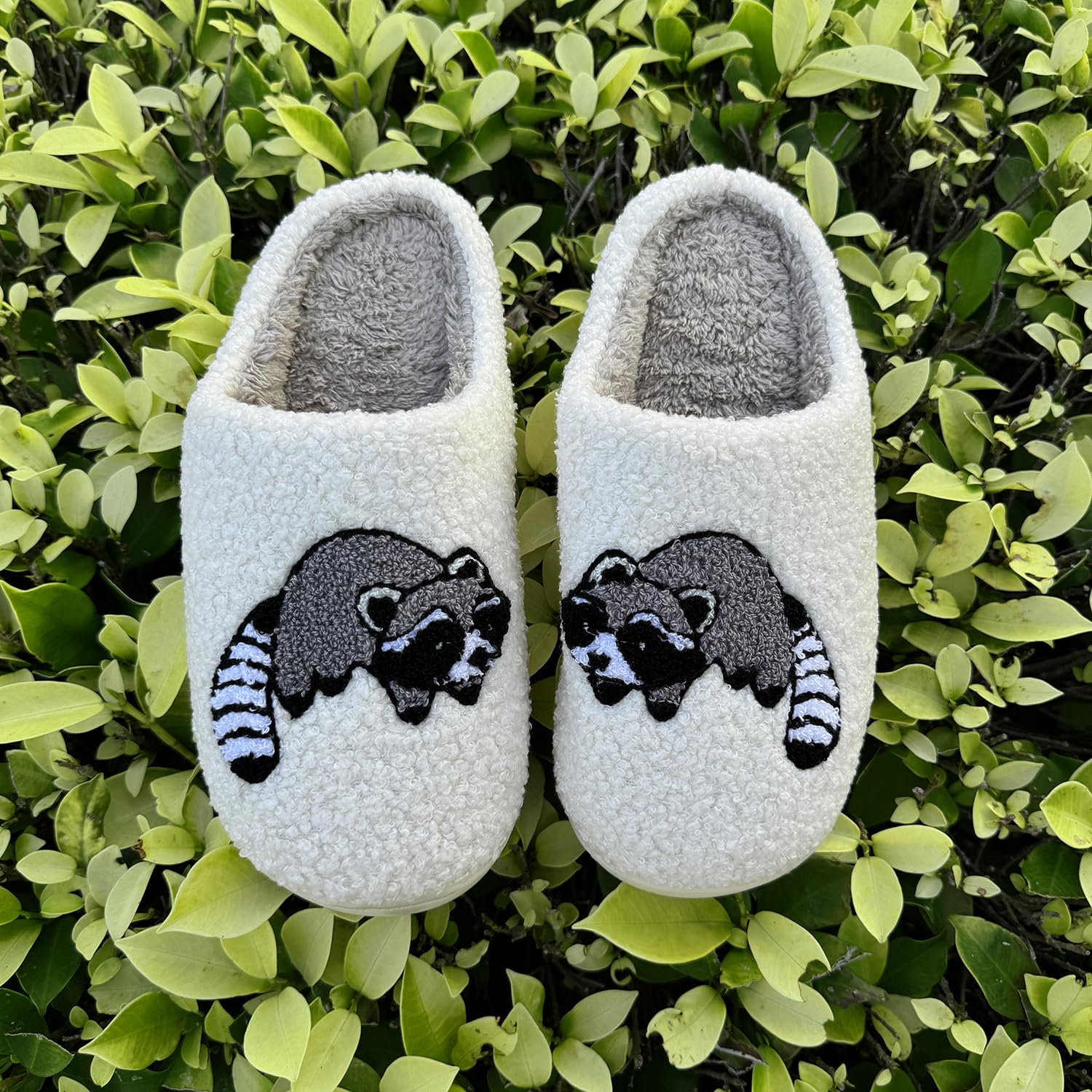 Cute Animal Slippers for Women Men Winter Fluffy Warm House Slippers Soft Plush Indoor outdoor Shoes