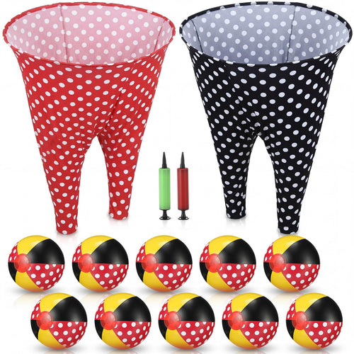 14 Pcs Granny Pants Yard Game Sets with 2 Oversized Gaint Pants & 10 Bouncy Balls & 2 Air Pump Hilarious Outdoor Tossing Game for Adult Family Gathering Backyard Party