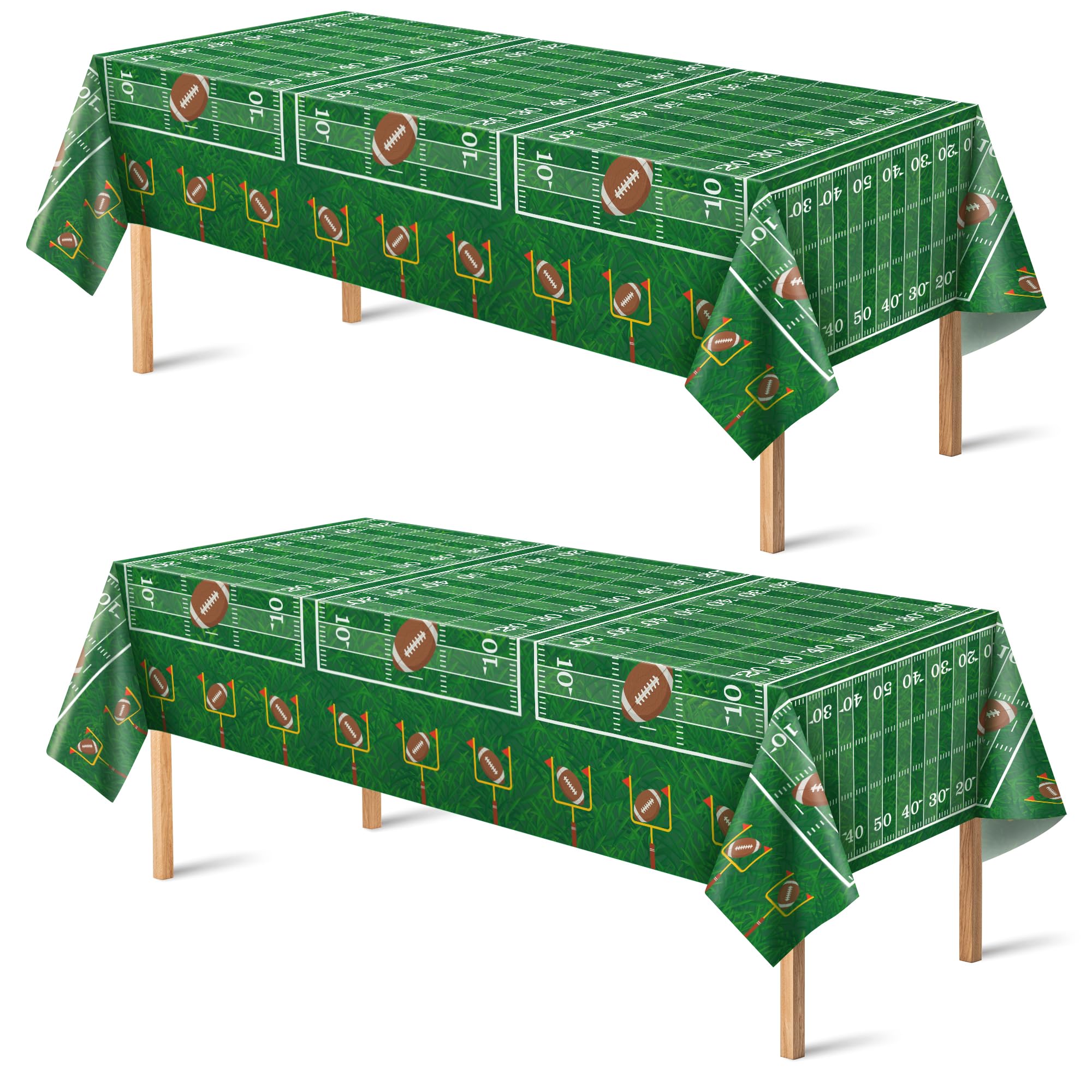 OHOME St Patricks Day Decorations - 2 PCS Shamrock Tablecloth | St Patricks Day Party Favors Supplies Decor Indoor Outdoor - St Patrick's Day Table Runner Covers Backdrop Banner for Home Kitchen