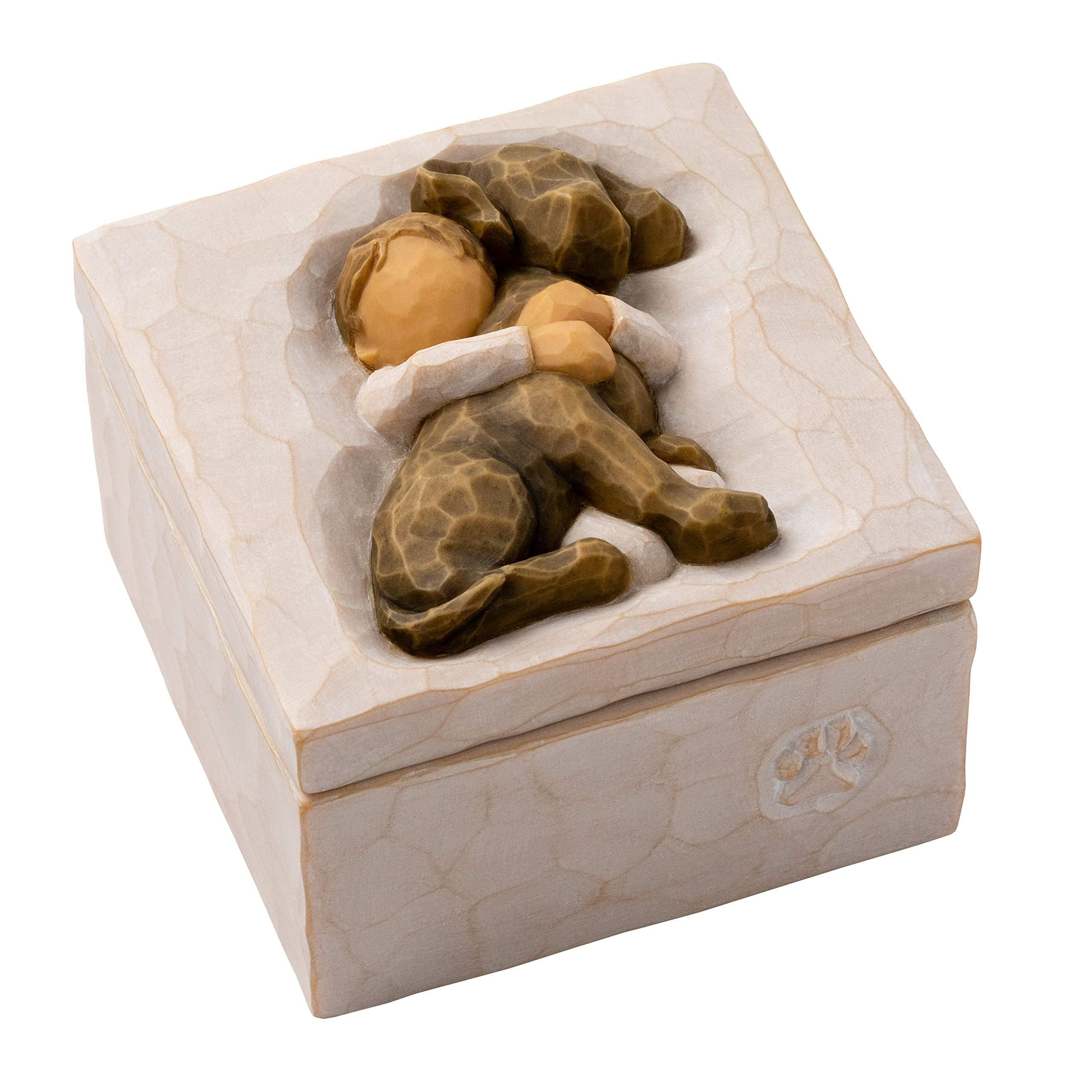Willow Tree Grandmother, Love that Transcends the Years, Box for Jewelry and Treasures, Reminder of Those you Love who Call you Grandma, Sculpted Hand-Painted Keepsake Box