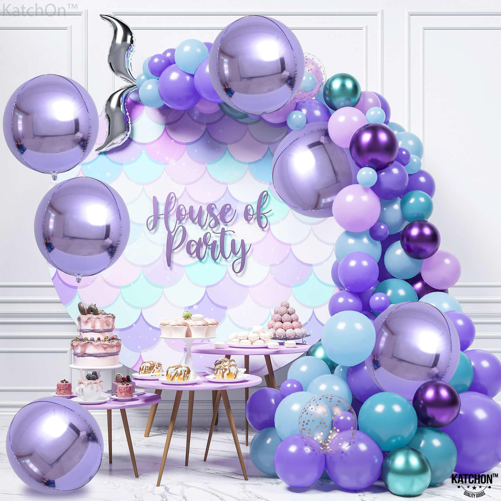 KatchOn, Big Silver Disco Ball Balloons - 22 Inch, Pack of 6 | Disco Party Decorations, 4D Sphere Disco Balloons for 70s Theme Party Decor, Bachelorette Party Decorations | Graduation Decorations 2026