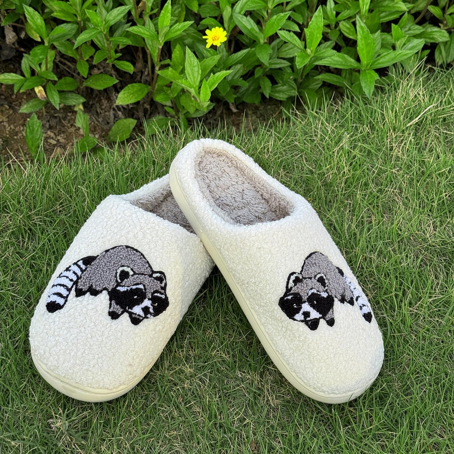 Cute Animal Slippers for Women Men Winter Fluffy Warm House Slippers Soft Plush Indoor outdoor Shoes