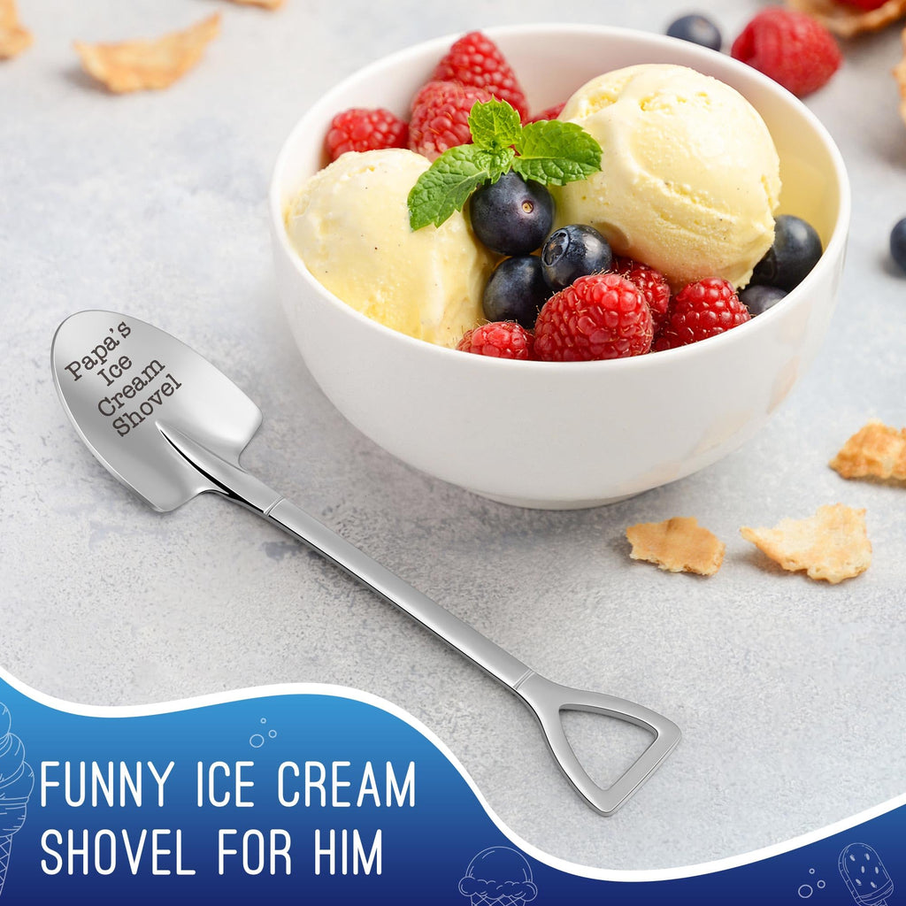 Funny Gifts for Mom Mothers Day - Mom Mother's Day Birthday Gifts from Daughter Son Kids Mom's Ice Cream Shovel Spoon Scoop Gift for Mother-in-law Mama Mommy Anniversary Present Ideas Kitchen Gadgets