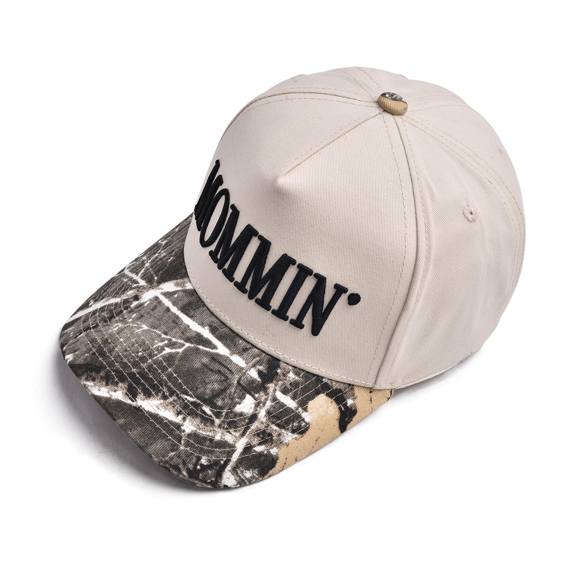 Womens Trucker Hat - With Mommin Embroidery Ponytail Fit - Mom Gifts for Birthday Christmas Valentines Day