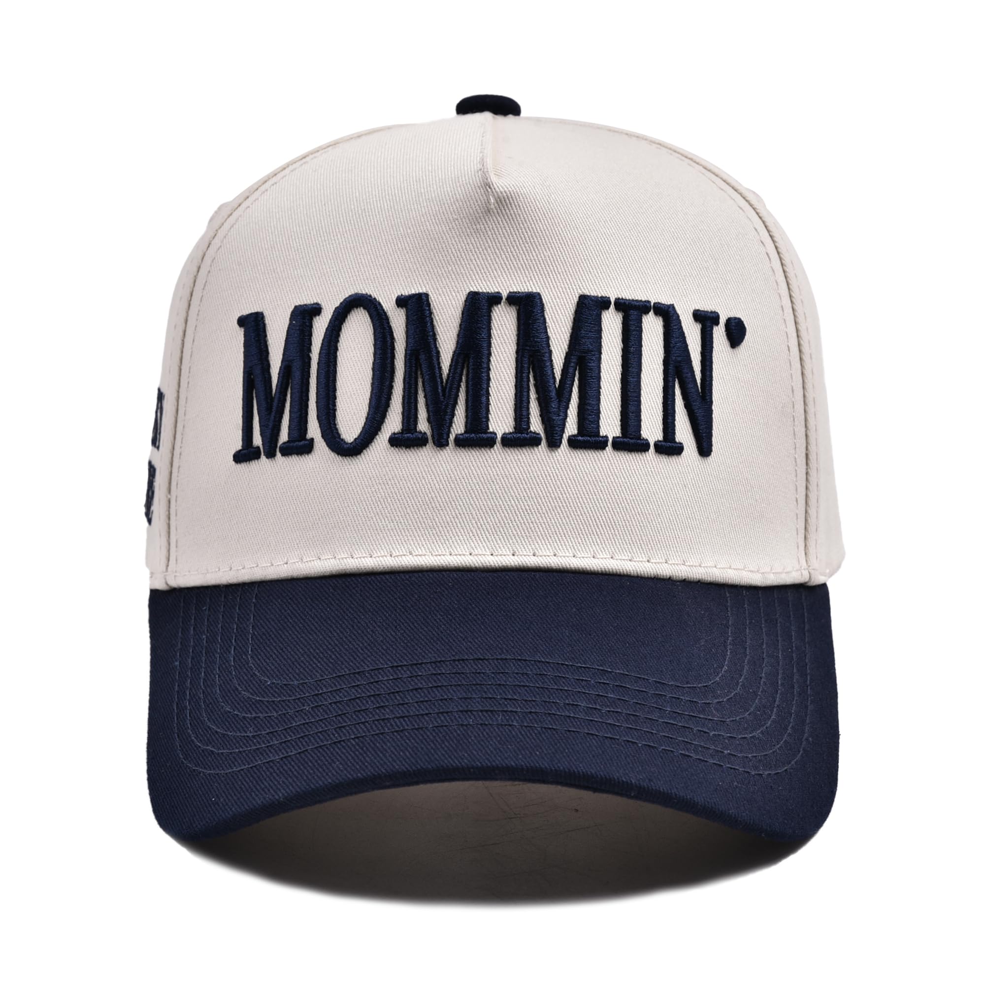 Womens Trucker Hat - With Mommin Embroidery Ponytail Fit - Mom Gifts for Birthday Christmas Valentines Day