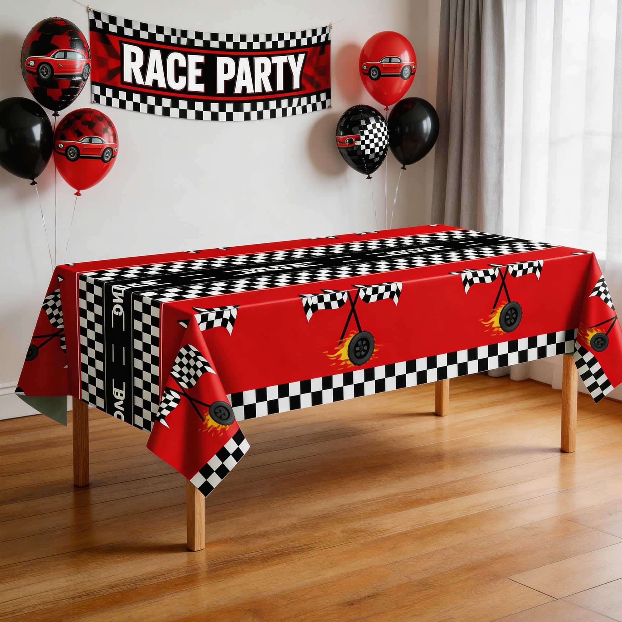 OHOME 4th of July Decorations - Red White and Blue Tablecloth for 250th Anniversary American USA Merchandise - Fourth of July Accessories for Home Outdoor | Patriotic American Flag Party Favors,2 Pack