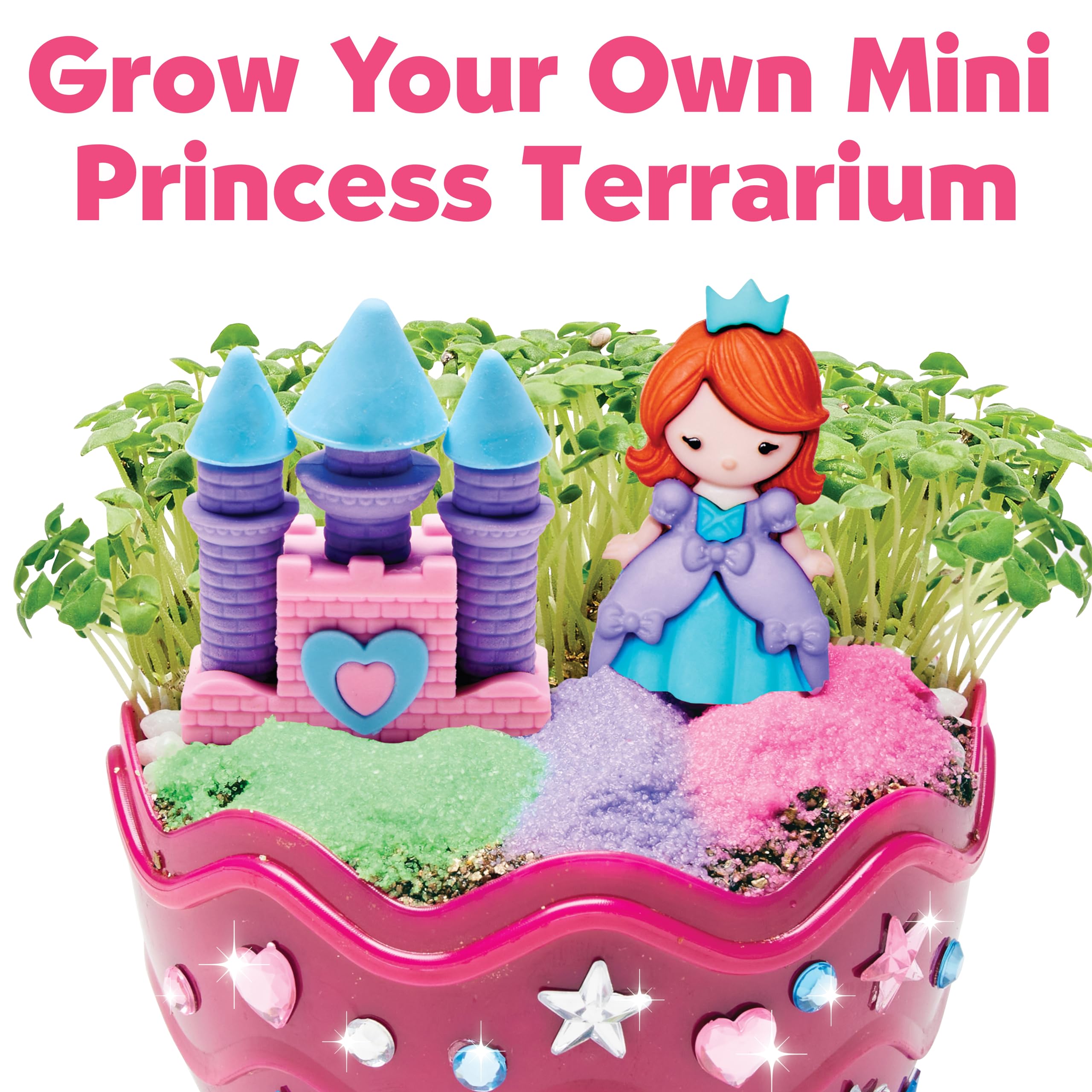 Creativity for Kids Mini Garden: Mermaid Terrarium Kit - Mermaid Gifts for Girls, Crafts and Toys, Stocking Stuffers for Kids (Ages 6+)