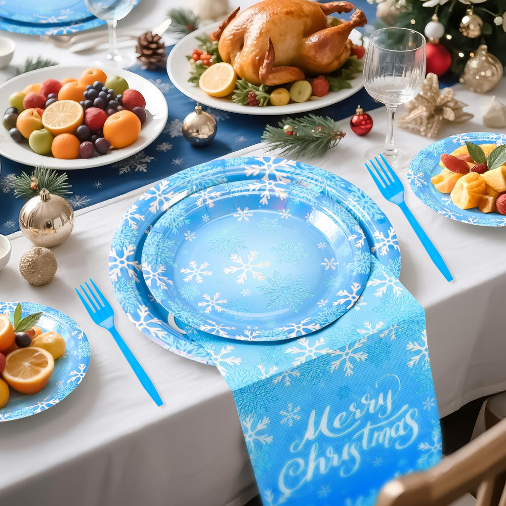 168pcs Happy New Year Party Supplies, Black and White Paper Plates Napkins Cups and Transparent Gold Cutlery for 24 Guests, 2026 New Year Disposable Tableware Supplies for Party Decorations