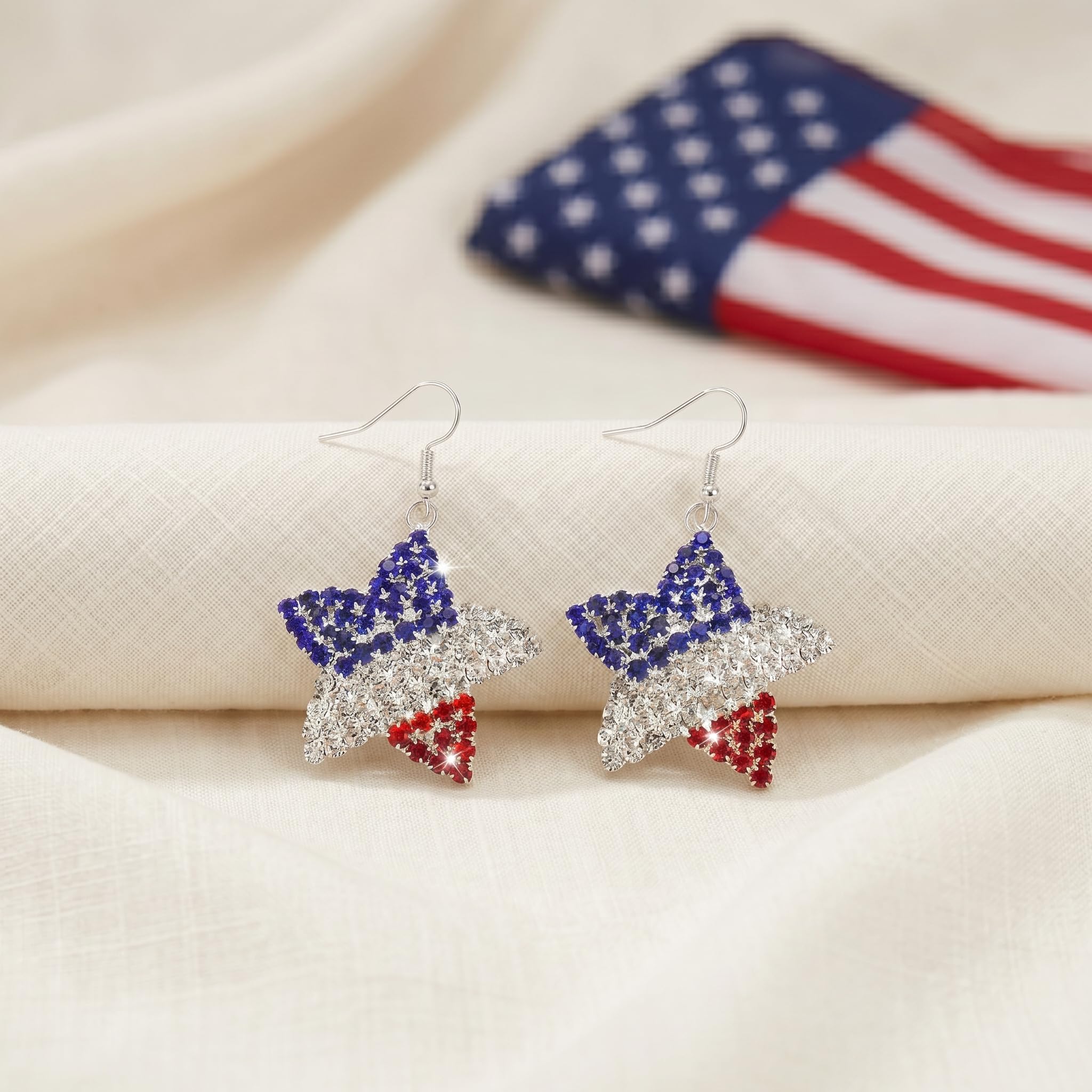 Halloween, Christmas, 4th of July Patriotic Earrings, Holiday Earrings Independence Day Stud Dangle Drop Earrings Hook Fashion Jewelry Gift for Women