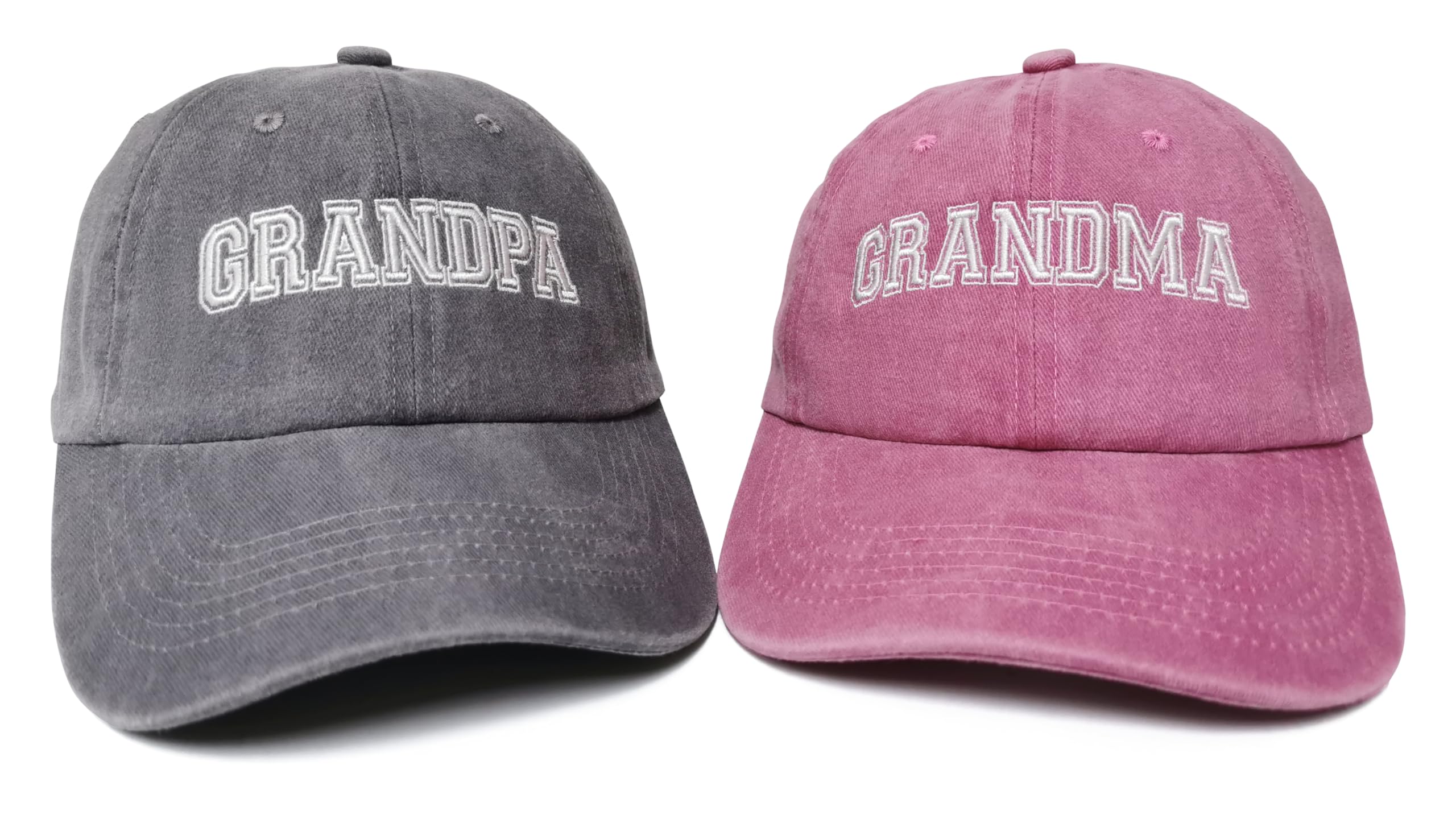 Embroidered Hats for Uncle Auntie Grandpa Grandma Mama Mini