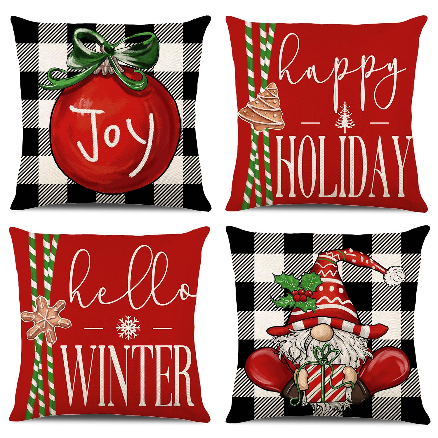 ONFAON Grandpa Gifts,Grandpa's Spot Throw Pillow Covers 18x18 Inch,Put Phone Glasses and Remote Control Pillowcase,Birthday Christmas Thanksgiving Day Gifts for Grandpa Stepdad,3-Pocket
