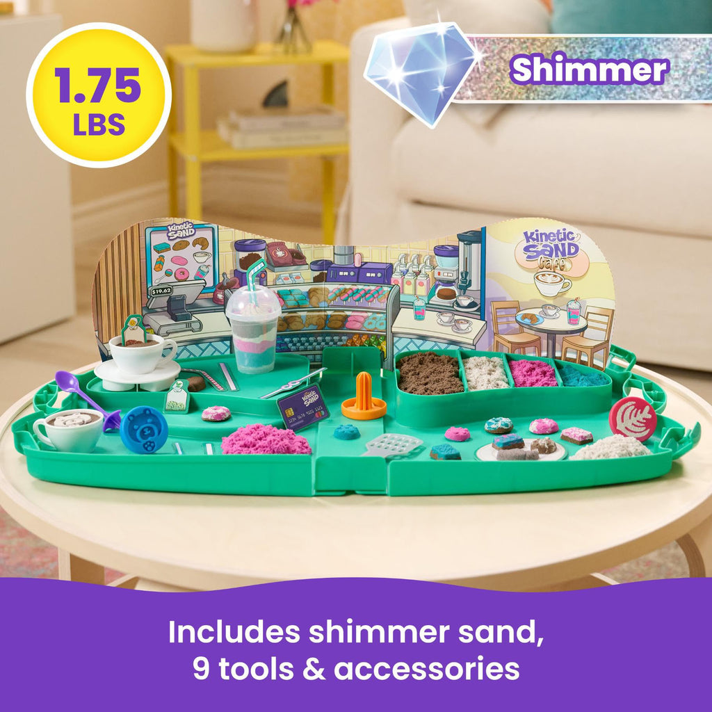 Kinetic Sand Scents, Ice Cream Treats Playset with 3 Colors Scented Play Sand & 6 Tools, Sensory Toys for Kids Ages 3 and up