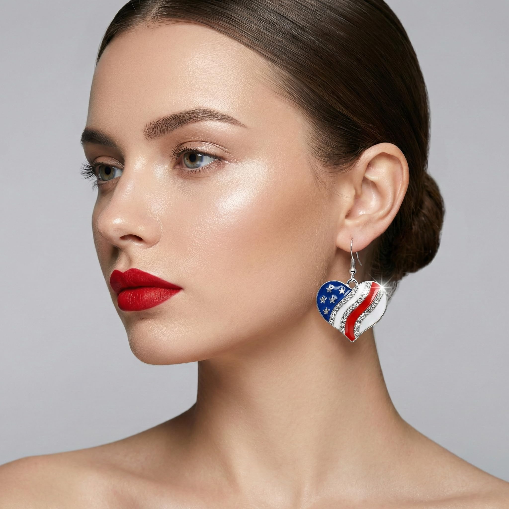Halloween, Christmas, 4th of July Patriotic Earrings, Holiday Earrings Independence Day Stud Dangle Drop Earrings Hook Fashion Jewelry Gift for Women
