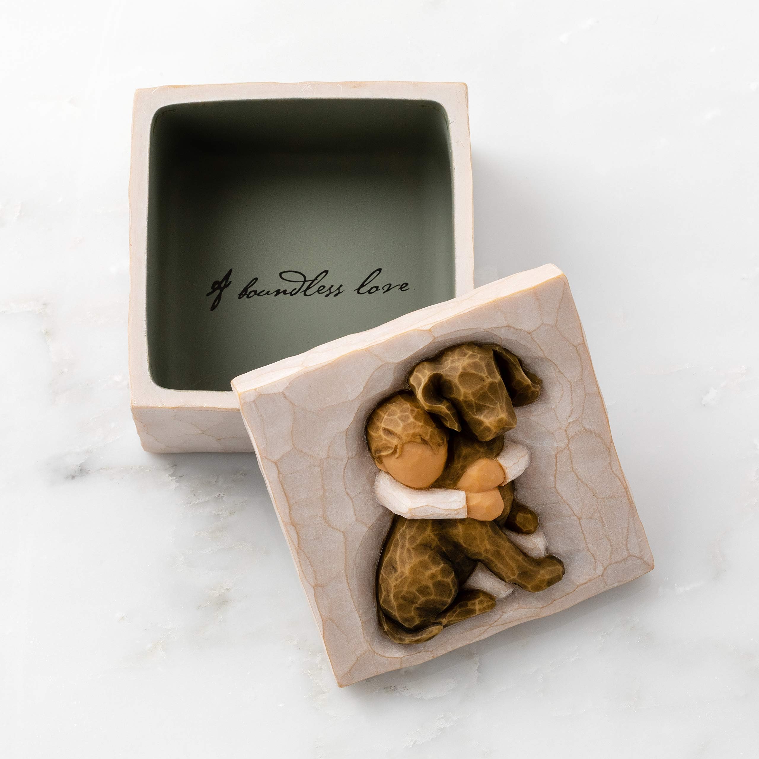 Willow Tree Grandmother, Love that Transcends the Years, Box for Jewelry and Treasures, Reminder of Those you Love who Call you Grandma, Sculpted Hand-Painted Keepsake Box
