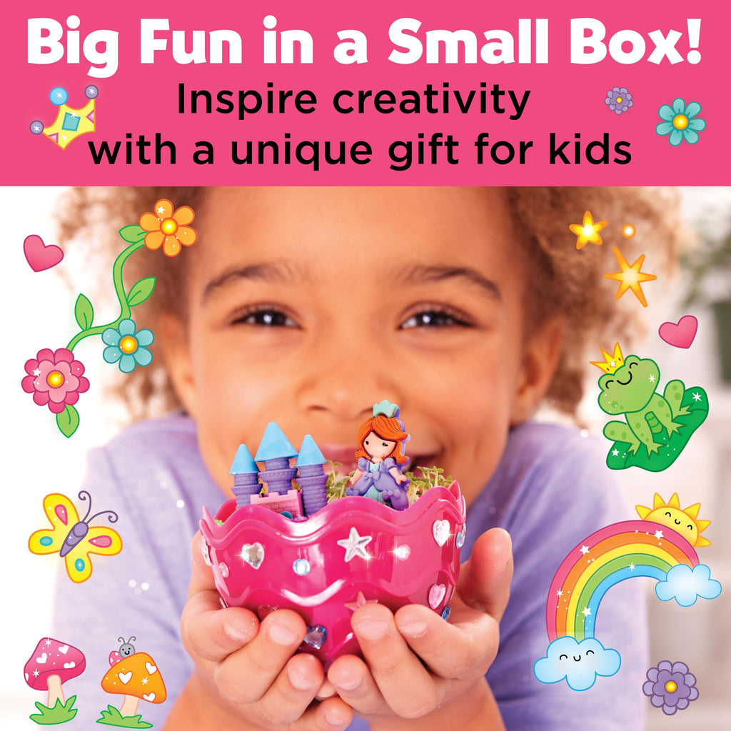 Creativity for Kids Mini Garden: Mermaid Terrarium Kit - Mermaid Gifts for Girls, Crafts and Toys, Stocking Stuffers for Kids (Ages 6+)