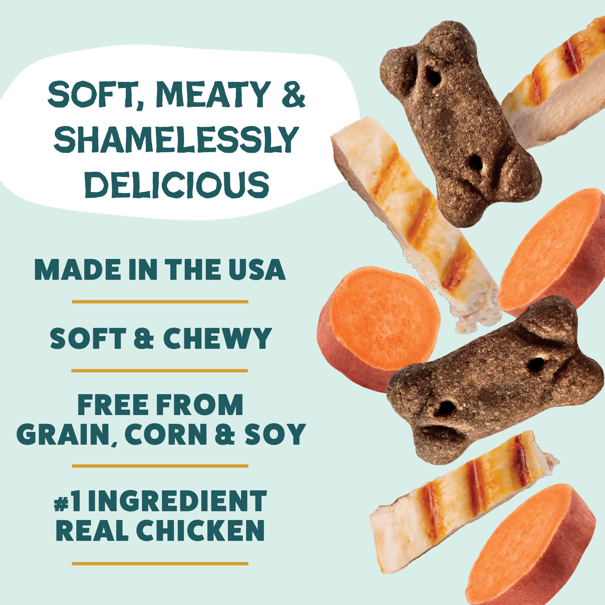 Shameless Pets Soft Dog Treats – Bacon Me Crazy Meaty Tenders, Soft & Chewy Treats for Dogs, Real Bacon 1st Ingredient, Grain Free, Healthy Treats for Small, Medium & Large Dogs, 8oz