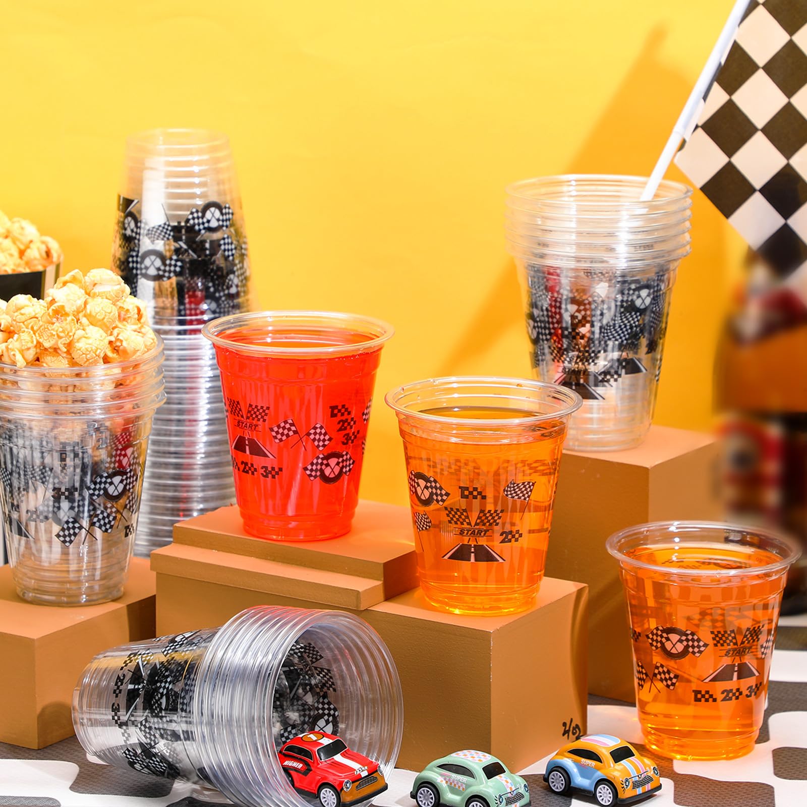 Uiifan 45 Pcs Fall Pumpkin Cups Bulk 16oz Fall Party Supplies Thanksgiving Disposable Plastic Drinking Cups Pumpkin Maple Leaf Decoration for Autumn Harvest Wedding Party Supplies