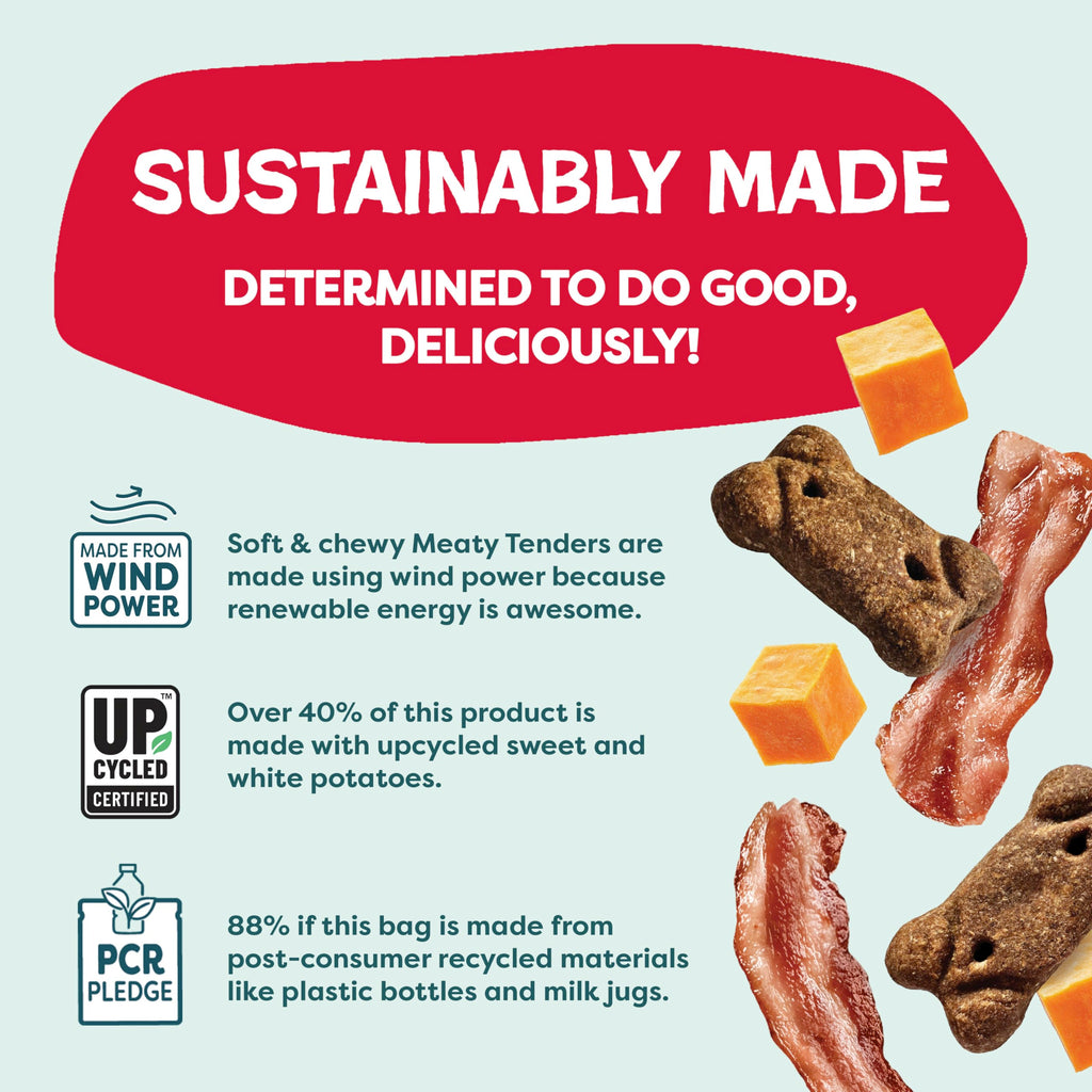 Shameless Pets Soft Dog Treats – Bacon Me Crazy Meaty Tenders, Soft & Chewy Treats for Dogs, Real Bacon 1st Ingredient, Grain Free, Healthy Treats for Small, Medium & Large Dogs, 8oz