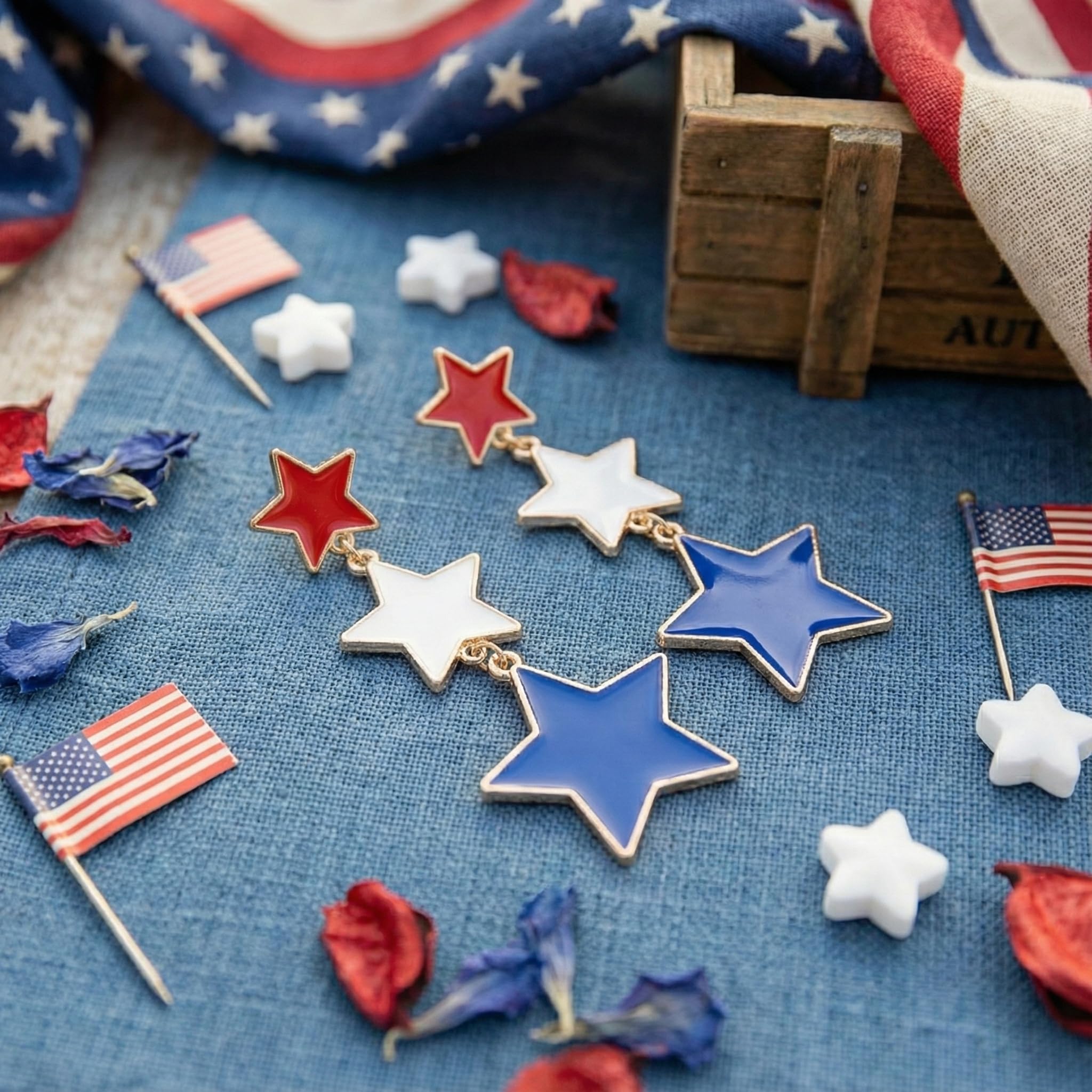 Halloween, Christmas, 4th of July Patriotic Earrings, Holiday Earrings Independence Day Stud Dangle Drop Earrings Hook Fashion Jewelry Gift for Women