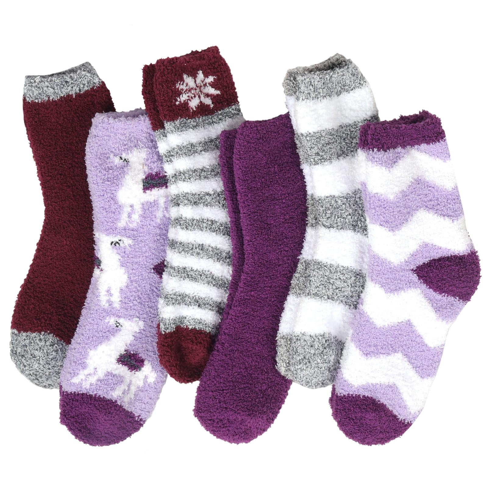 Plush Fuzzy Socks for Women Fluffy Cozy Slipper Socks Fall Thanksgiving Birthday Gifts for Her