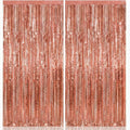 KatchOn, XtraLarge Gold Streamers Backdrop - 3.2x8 Feet, 2 Pcs | Gold Fringe Backdrop Curtain for Ramadan Decorations for Home, Casino, 50th Birthday Decoration | Graduation Decorations 2026
