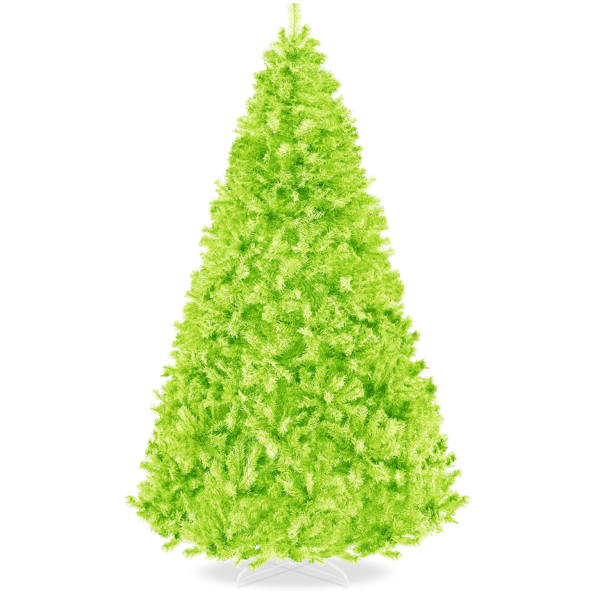 Best Choice Products Artificial Christmas Tree, 6ft Premium Unlit Hinged Design, Dense Branches Realistic Holiday Décor w/Easy Assembly, Base