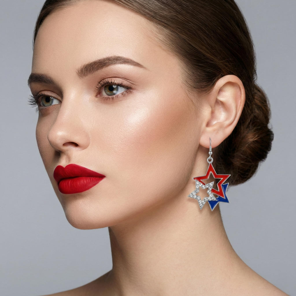 Halloween, Christmas, 4th of July Patriotic Earrings, Holiday Earrings Independence Day Stud Dangle Drop Earrings Hook Fashion Jewelry Gift for Women