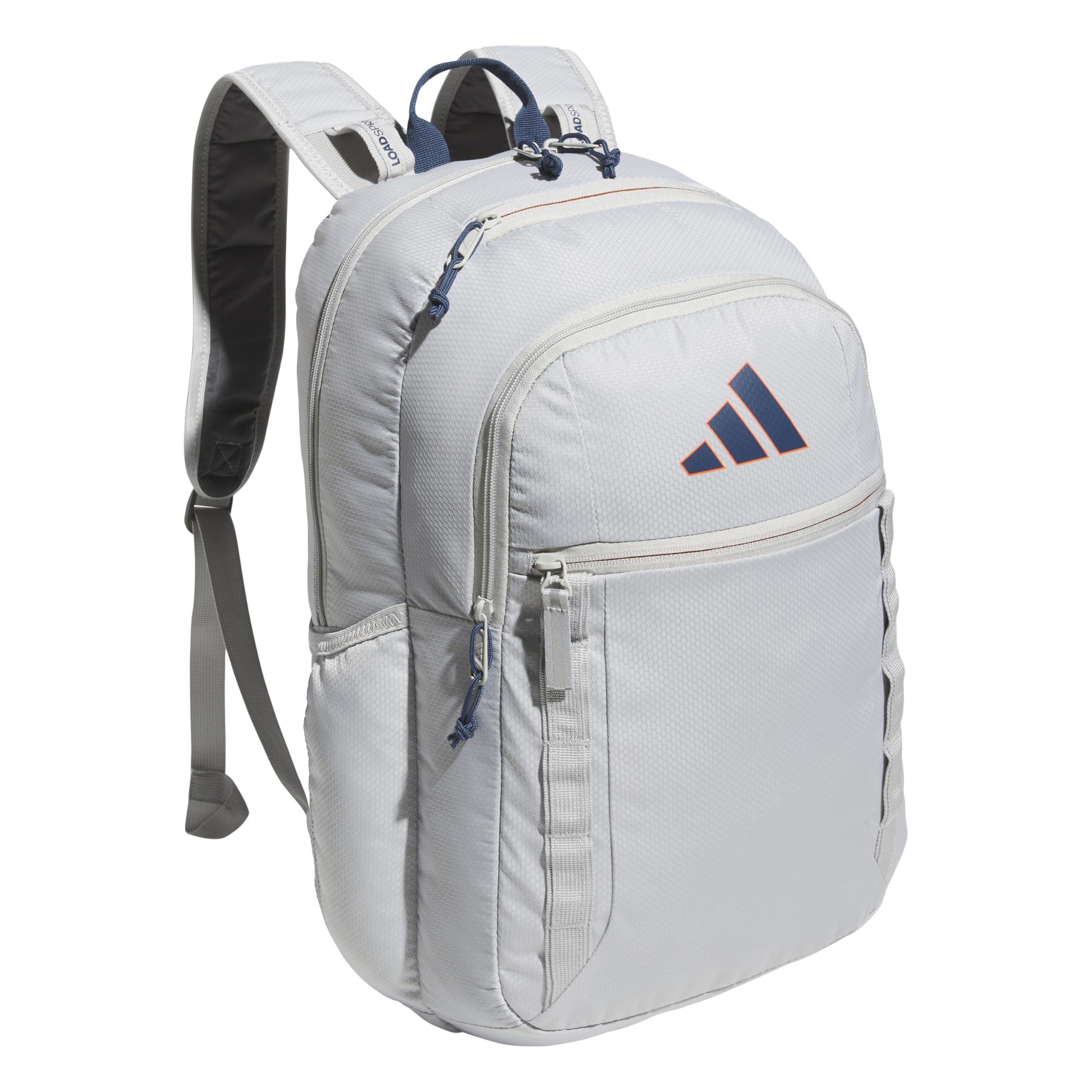 adidas Excel 7 School Backpack for Laptop, Gym and Travel, 34L, Twill White/Black/7.5, OSFA
