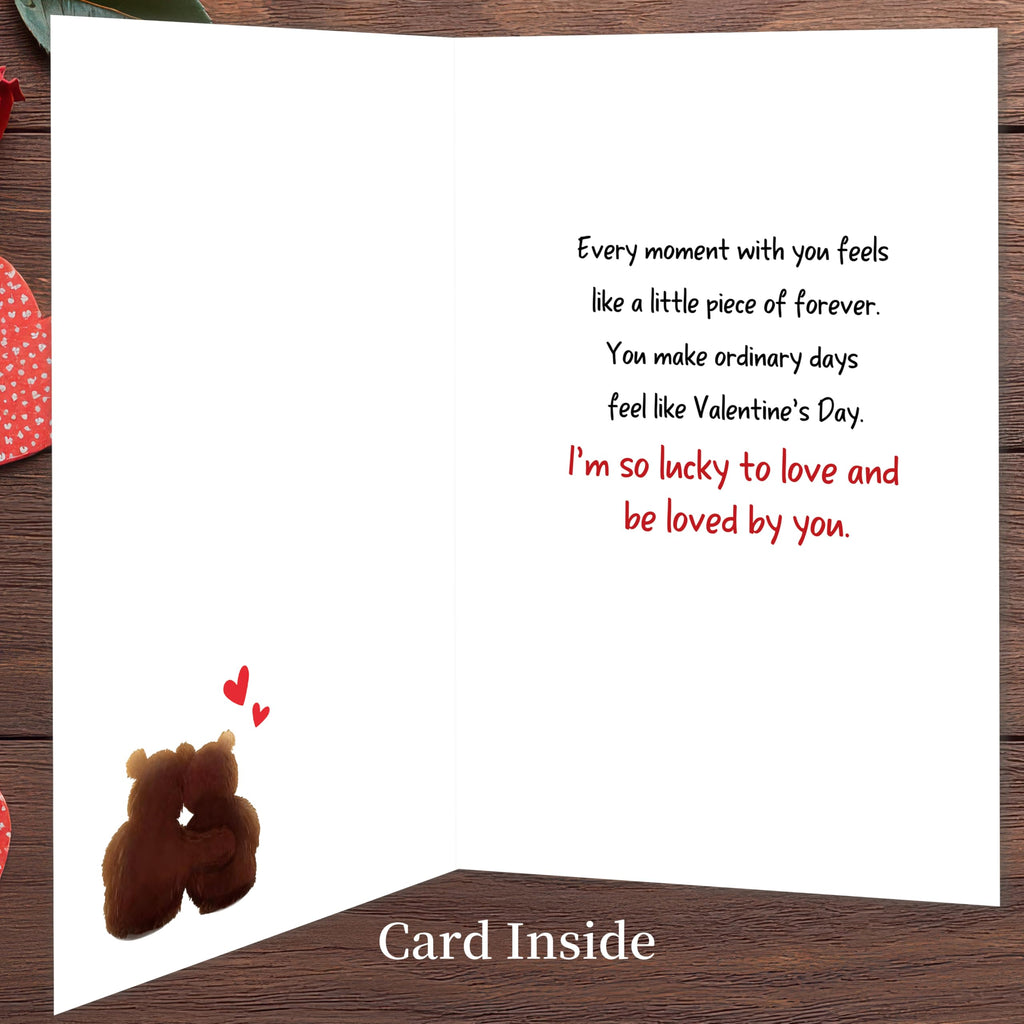 IDU Valentines Day Card,Valentines Day Cards Gifts for Him Her,Valentines Day Card for Husband Wife Boyfriend Girlfriend Fiance Fiancee Men Women - You Are My Favorite Love Note