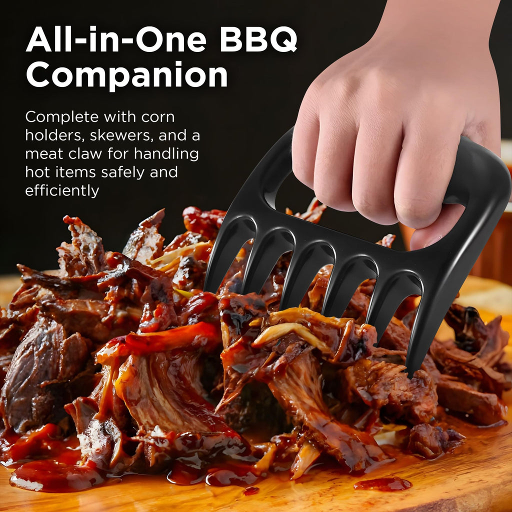 Kaluns Grilling Accessories, Dad Gifts for Fathers Day, Grilling Gifts, Heavy Duty Stainless Steel BBQ Tool Set for Outdoor Grill with Aluminum Case and Apron, Birthday Gifts for Men Women