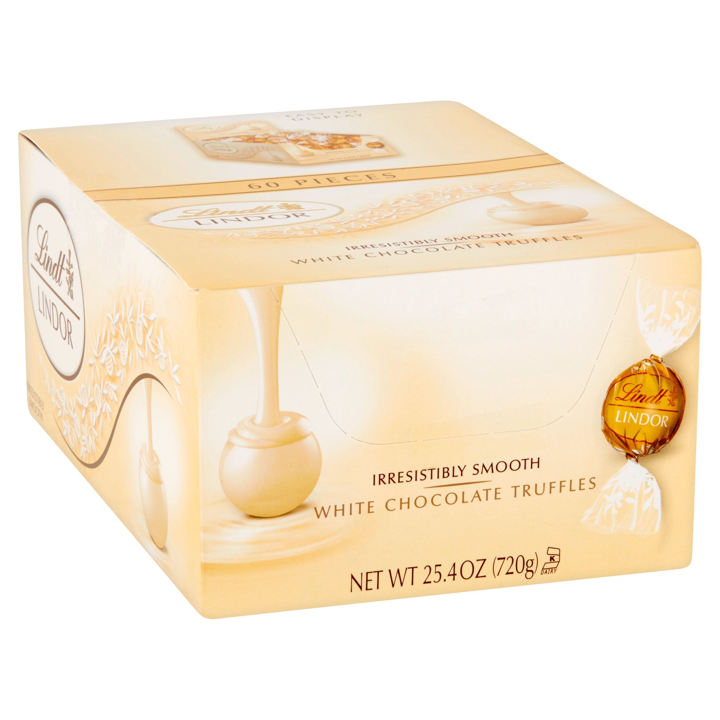 Lindt LINDOR Holiday Snickerdoodle White Chocolate Candy Truffles with Smooth, Melting Truffle Center, 8.5 oz. Bag