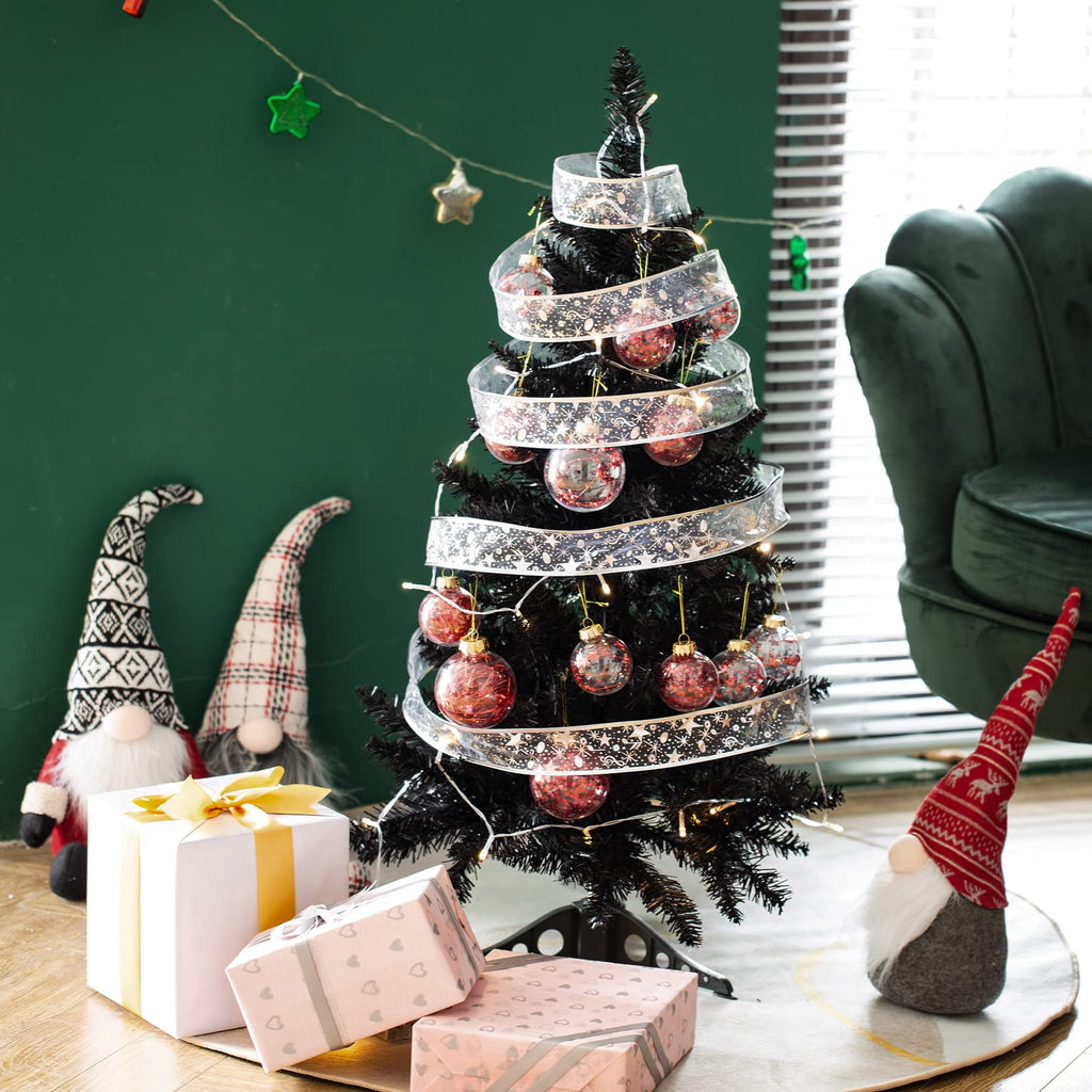 Small Christmas Tree 3FT Artificial Desktop Xmas Tree for Holiday Decor 160 Branch Tips,Green