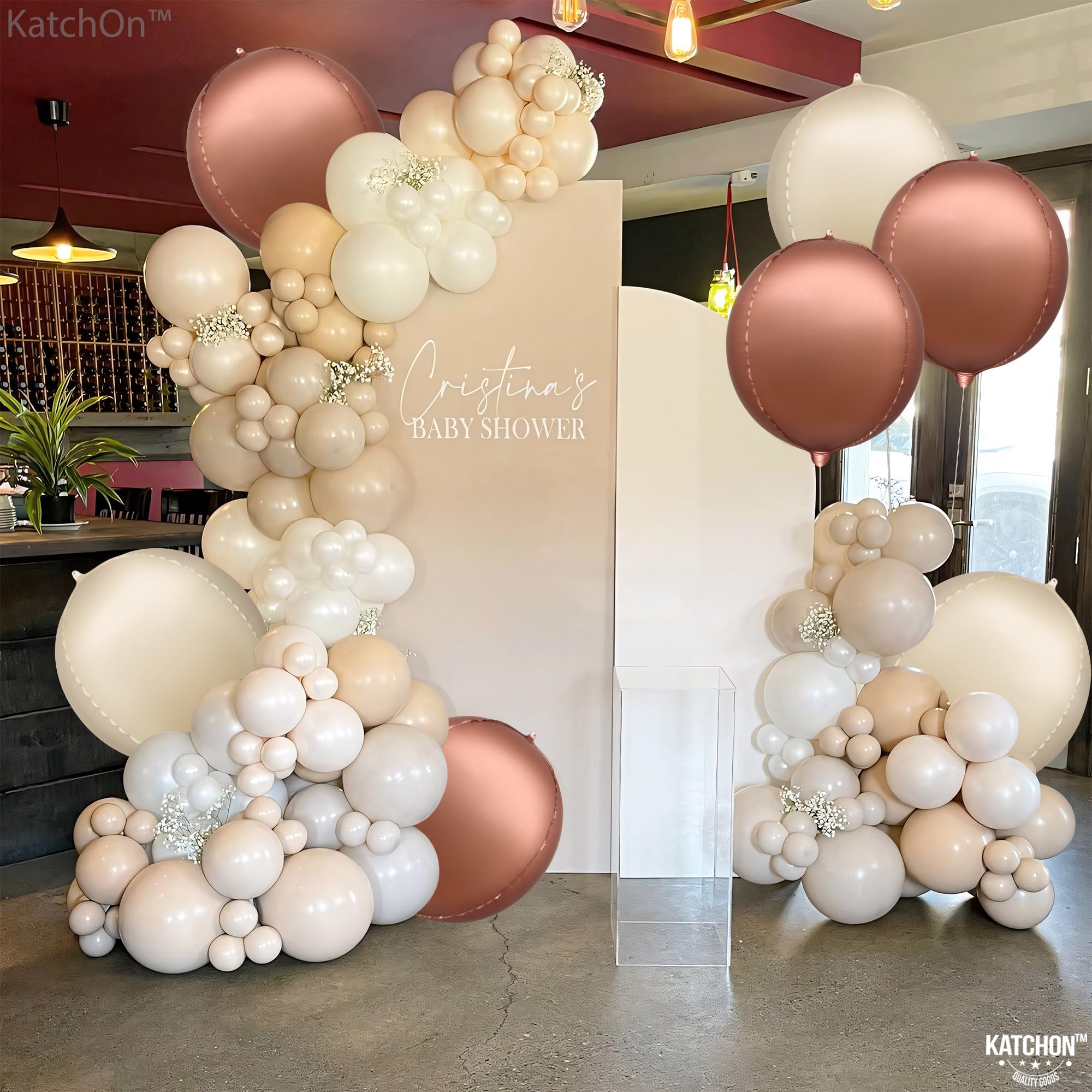 KatchOn, Large Gold Foil Balloons - 22 Inch, Pack of 12 | Gold Balloons for Graduation Decorations 2026 | Mylar Balloons for Anniversary, Wedding, Golden Birthday Party Decorations