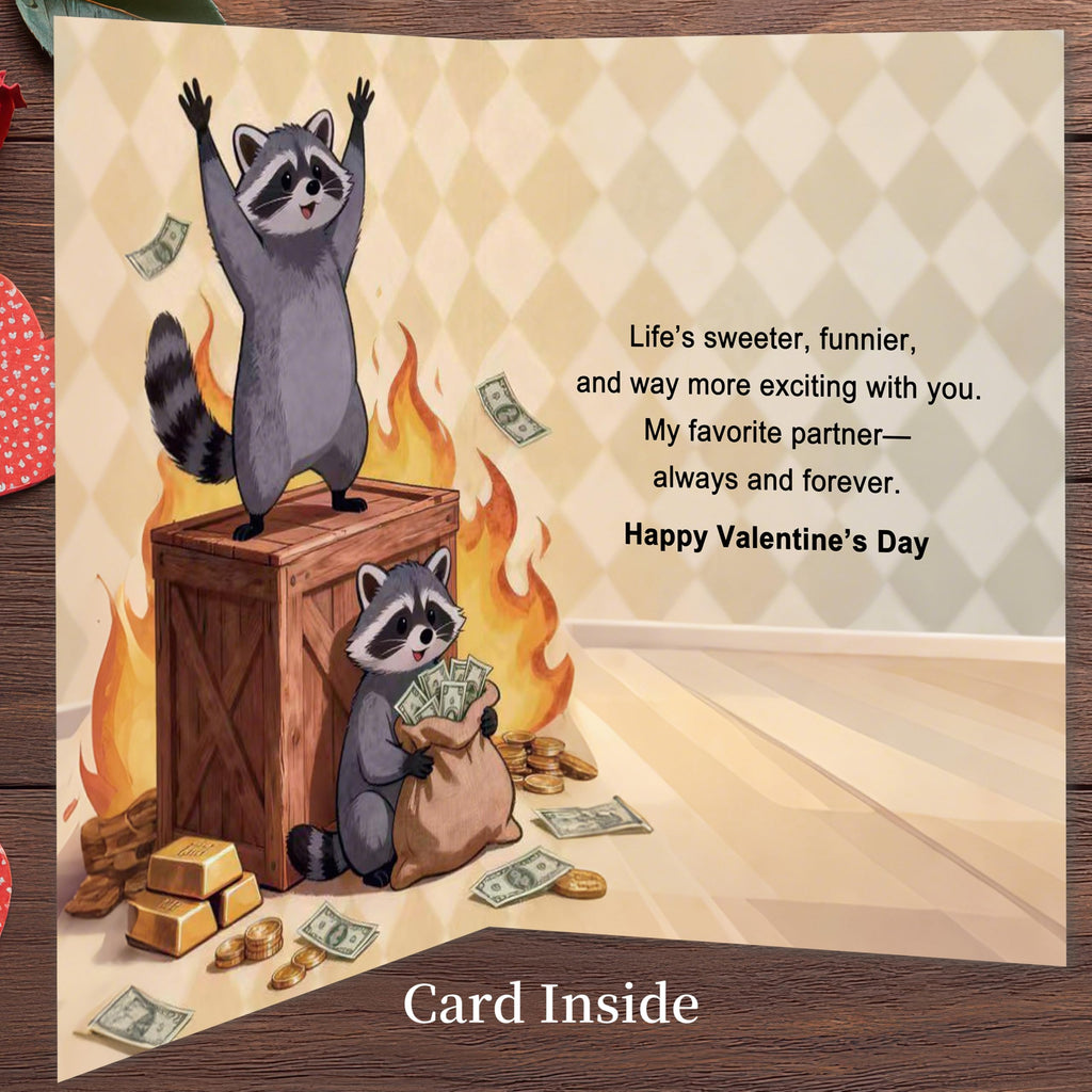 IDU Valentines Day Card,Valentines Day Cards Gifts for Him Her,Valentines Day Card for Husband Wife Boyfriend Girlfriend Fiance Fiancee Men Women - You Are My Favorite Love Note