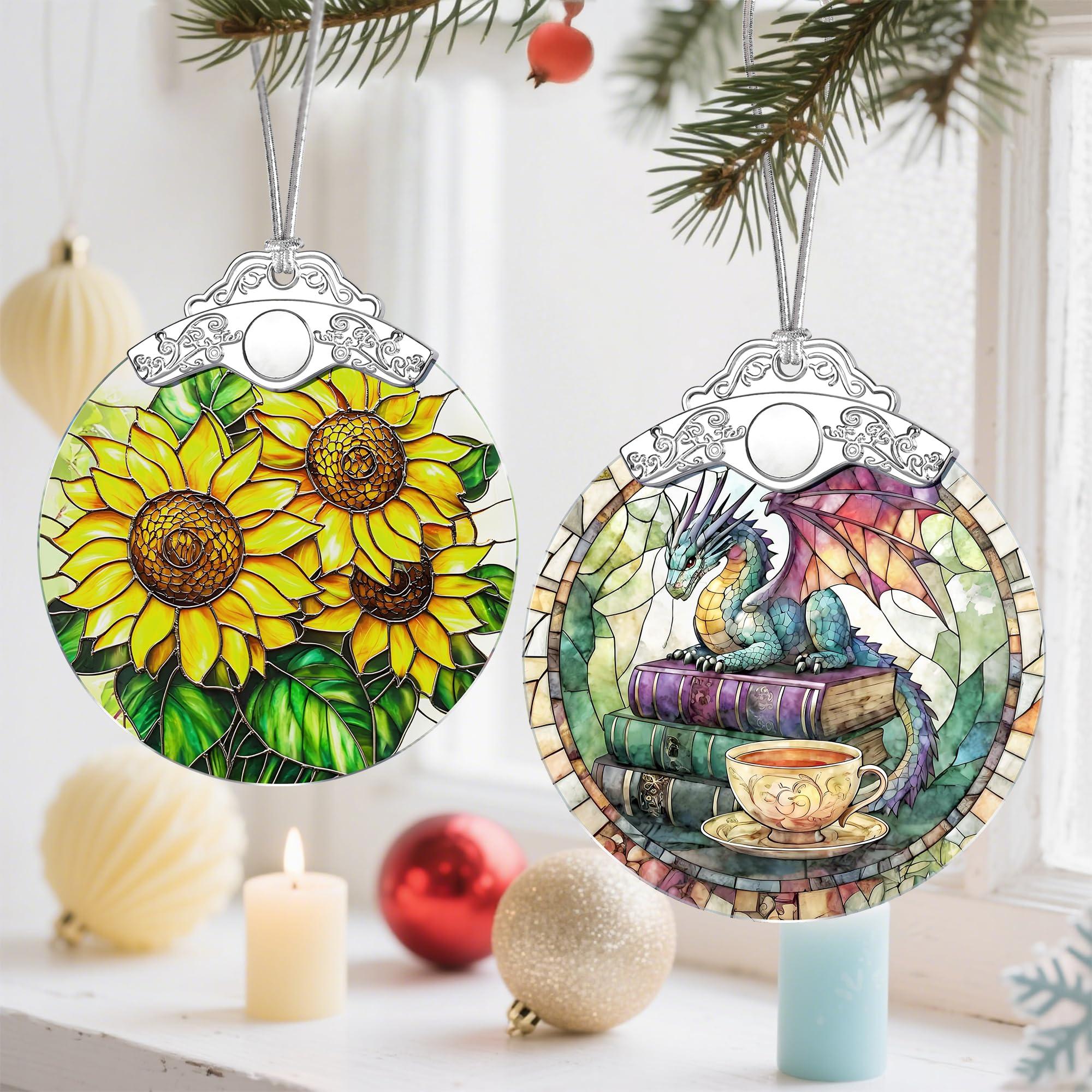 Christmas Ornaments, Christmas Tree Decorations, Keepsake Ornaments, Holiday Decor, Holiday & Xmas Gifts. Gifts for Plant Lovers & Nature Lovers - Nature Goddess-Theme
