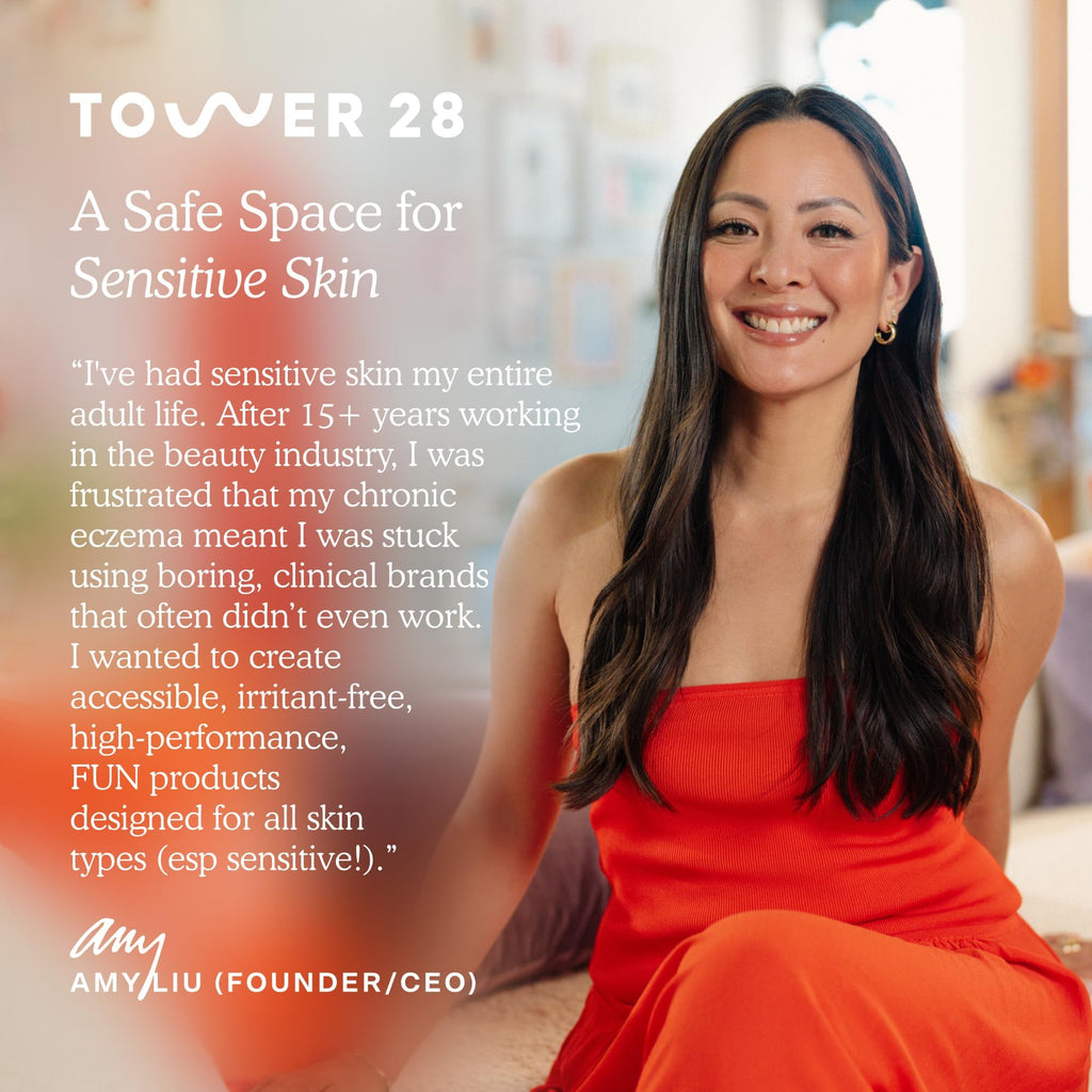 Tower 28 SOS Daily Rescue Facial Spray - Hypochlorous Acid Spray to Help Reduce Redness, Calm Irritation + Alleviate Flare-Ups - Purifying Travel Size Face Toner - Everyday Skin Care Essential (1 oz)