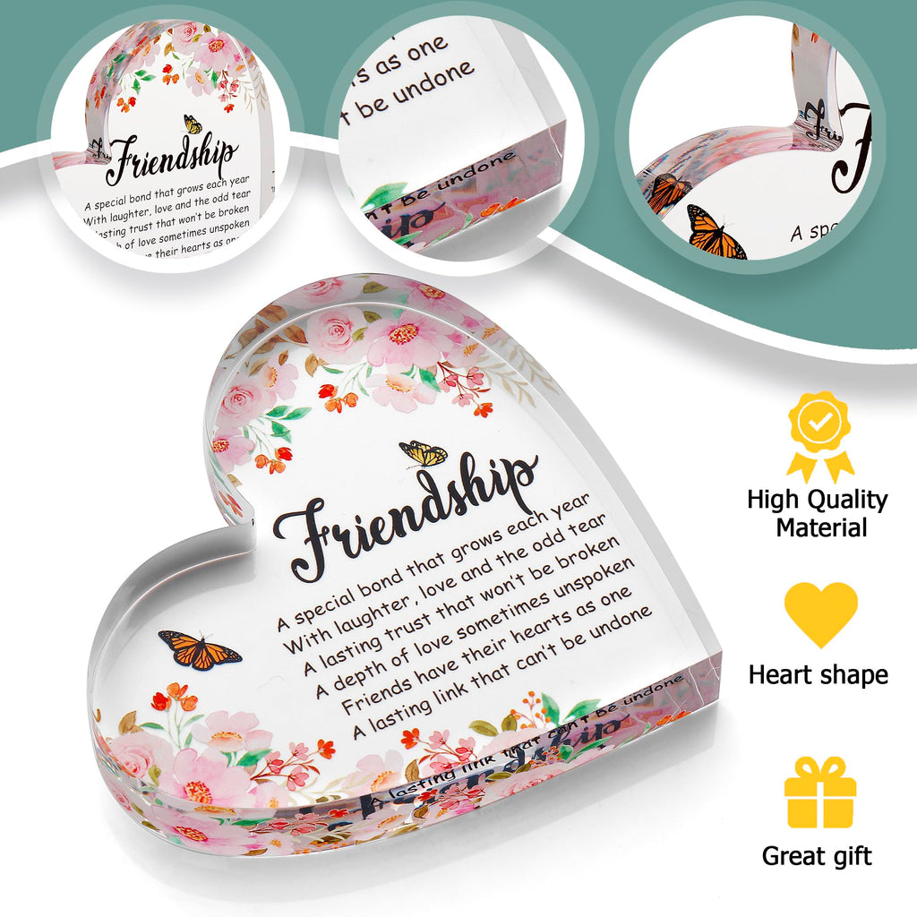 Engraved Acrylic Block Puzzle - Sentimental Gift for Her - Valentine's Day & Fiance Birthday Gift