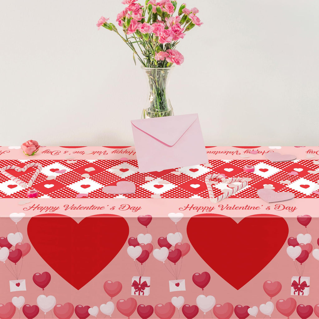 OHOME 4th of July Decorations - Red White and Blue Tablecloth for 250th Anniversary American USA Merchandise - Fourth of July Accessories for Home Outdoor | Patriotic American Flag Party Favors,2 Pack