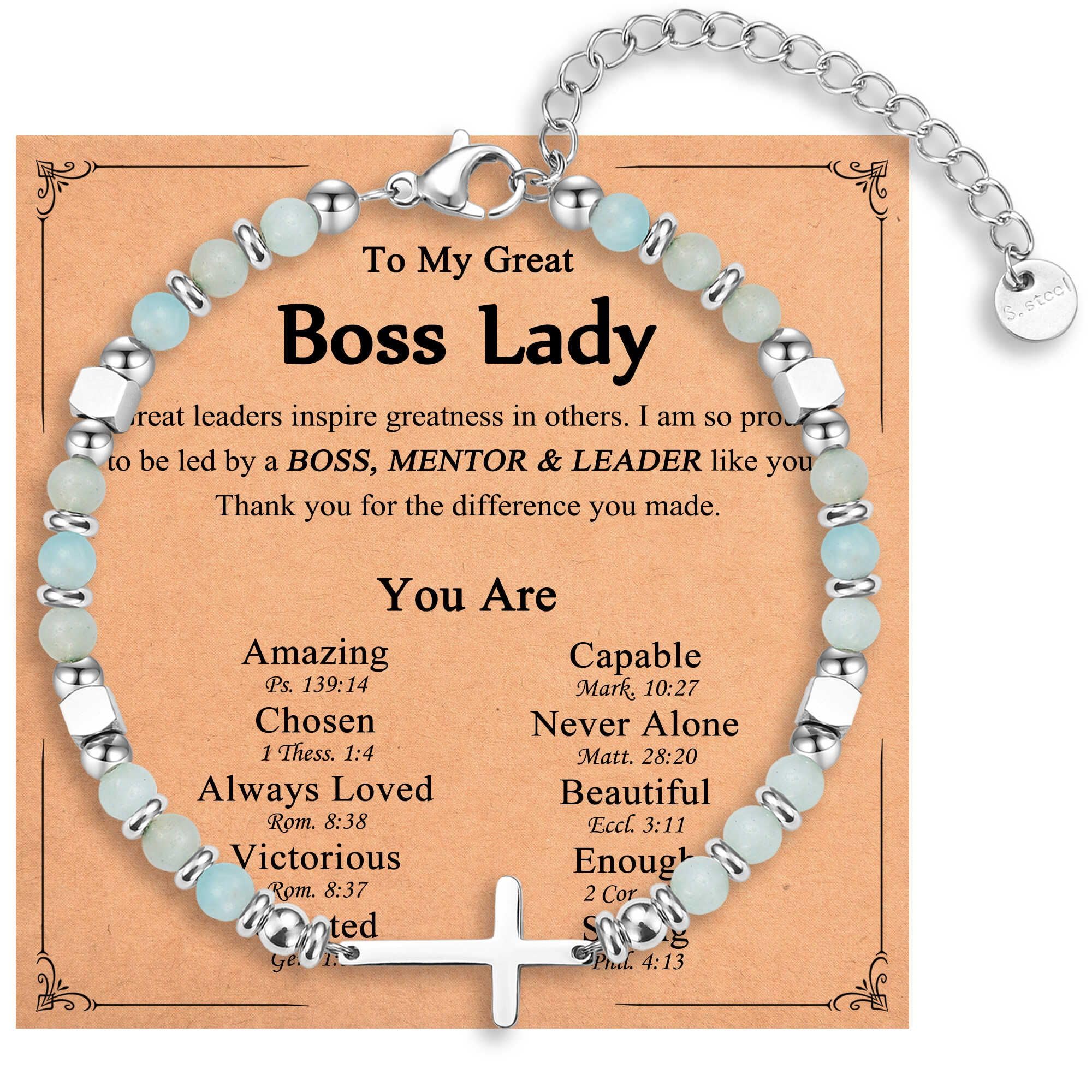 Religious Cross Bracelet for Women Girls, Christian Gifts for Daughter Granddaughter Sister in Christ Friend Niece on Birthday Christmas Easter Valentines Day Graduation
