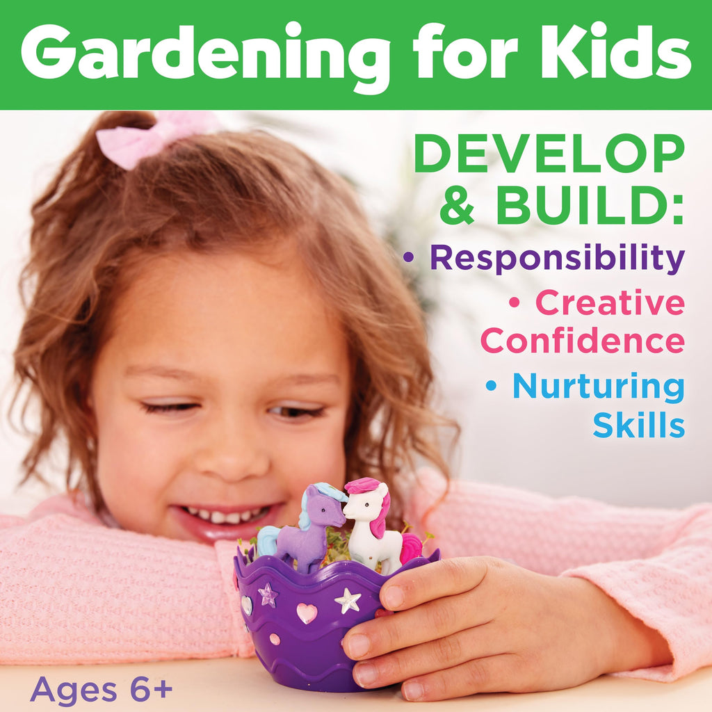 Creativity for Kids Mini Garden: Mermaid Terrarium Kit - Mermaid Gifts for Girls, Crafts and Toys, Stocking Stuffers for Kids (Ages 6+)