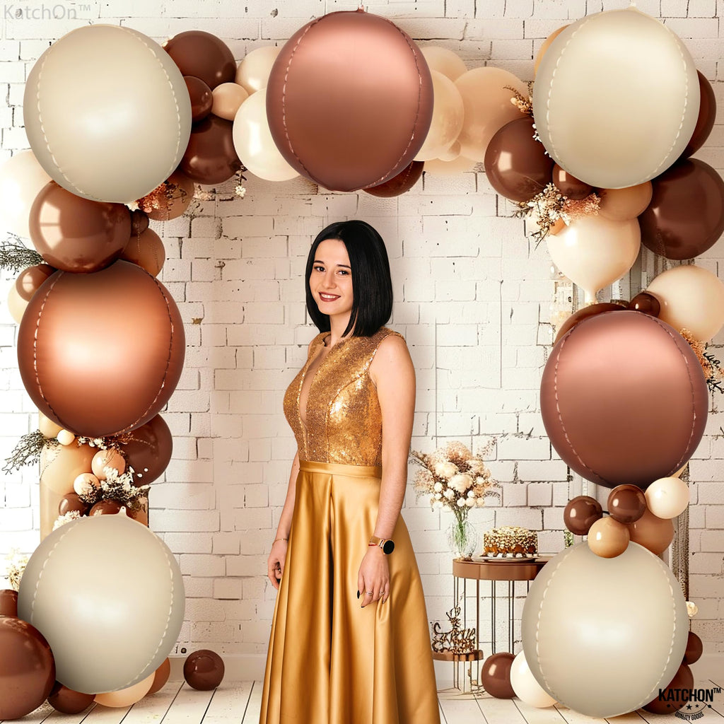 KatchOn, Large Gold Foil Balloons - 22 Inch, Pack of 12 | Gold Balloons for Graduation Decorations 2026 | Mylar Balloons for Anniversary, Wedding, Golden Birthday Party Decorations