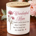 TEEZWONDER Mothers Day Gifts for Mom from Daughter Son - Favorite Child Vanilla Lavender Candle 10 oz - Dad Mom Birthday Gifts, Funny Gift for Grandma Grandpa, Scented Candles for Men Women