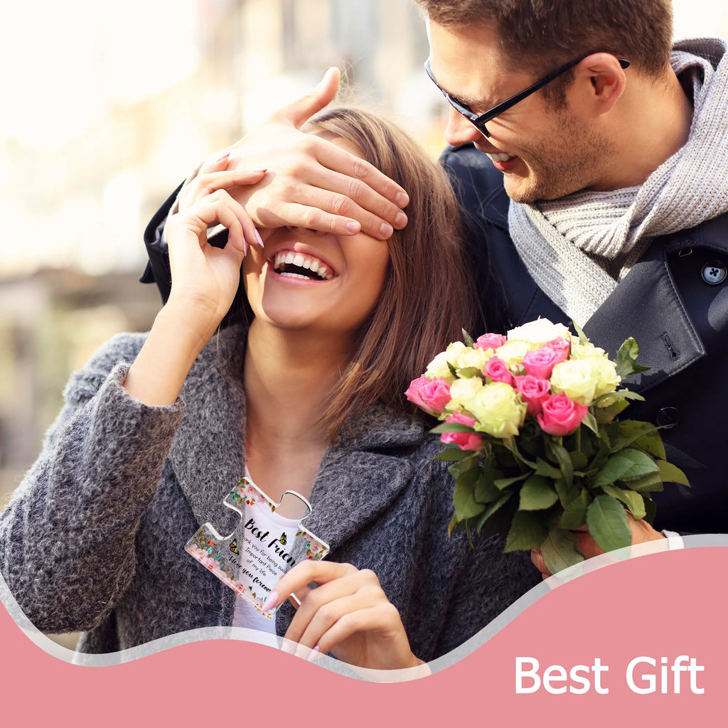 Engraved Acrylic Block Puzzle - Sentimental Gift for Her - Valentine's Day & Fiance Birthday Gift